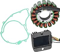 Vista 6 de Caltric Estator, regulador y junta compatible con Honda Trx300 Trx-300 Fourtrax 300 1988-1992