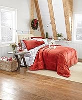 Vista 5 de BrylaneHome BH Studio - Edredón de microfibra de felpa, tamaño King, color azul Carolina