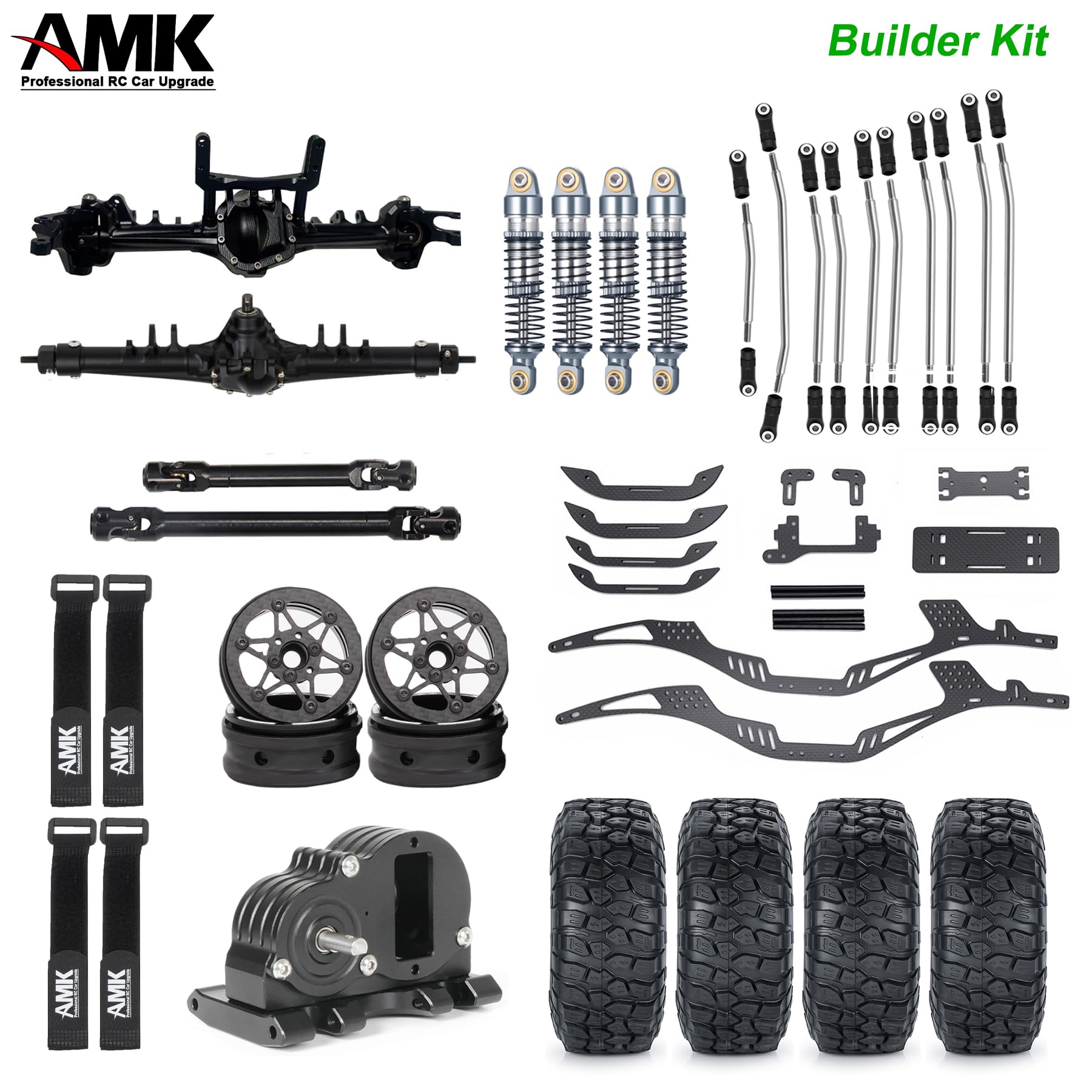 Amazon | AMK 320mm ホイールベース 1/10 RCシャーシフレーム カーボン