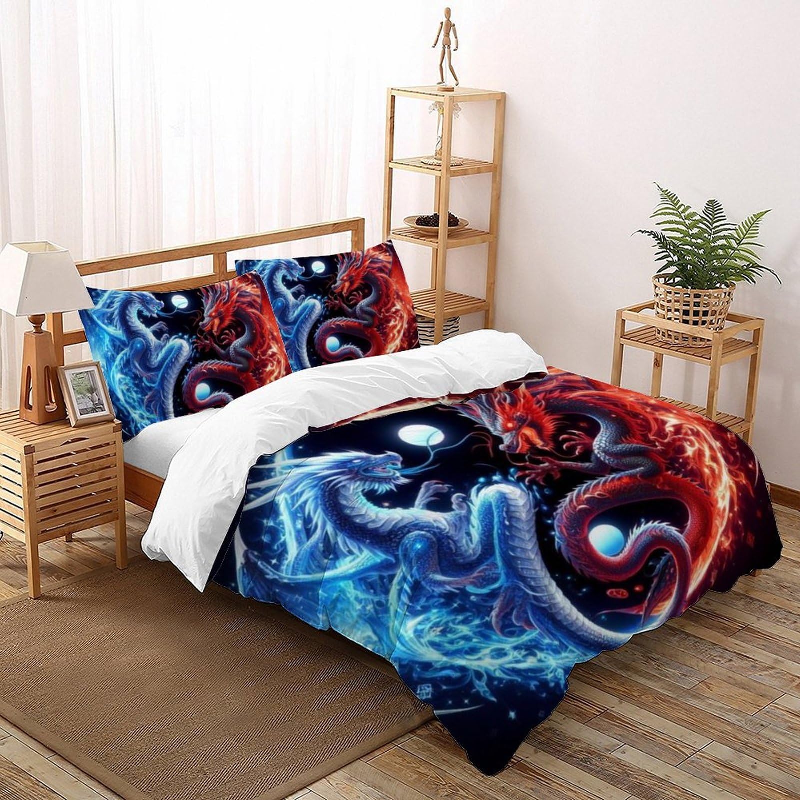 Housse de couette dragon grand format pour transformer la chambre enfant