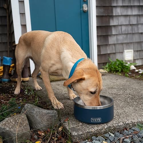 Miniatura 6 de YETI Boomer 8 - Cuenco antideslizante de acero inoxidable para perros, capacidad para 64 onzas, verde azulado agave