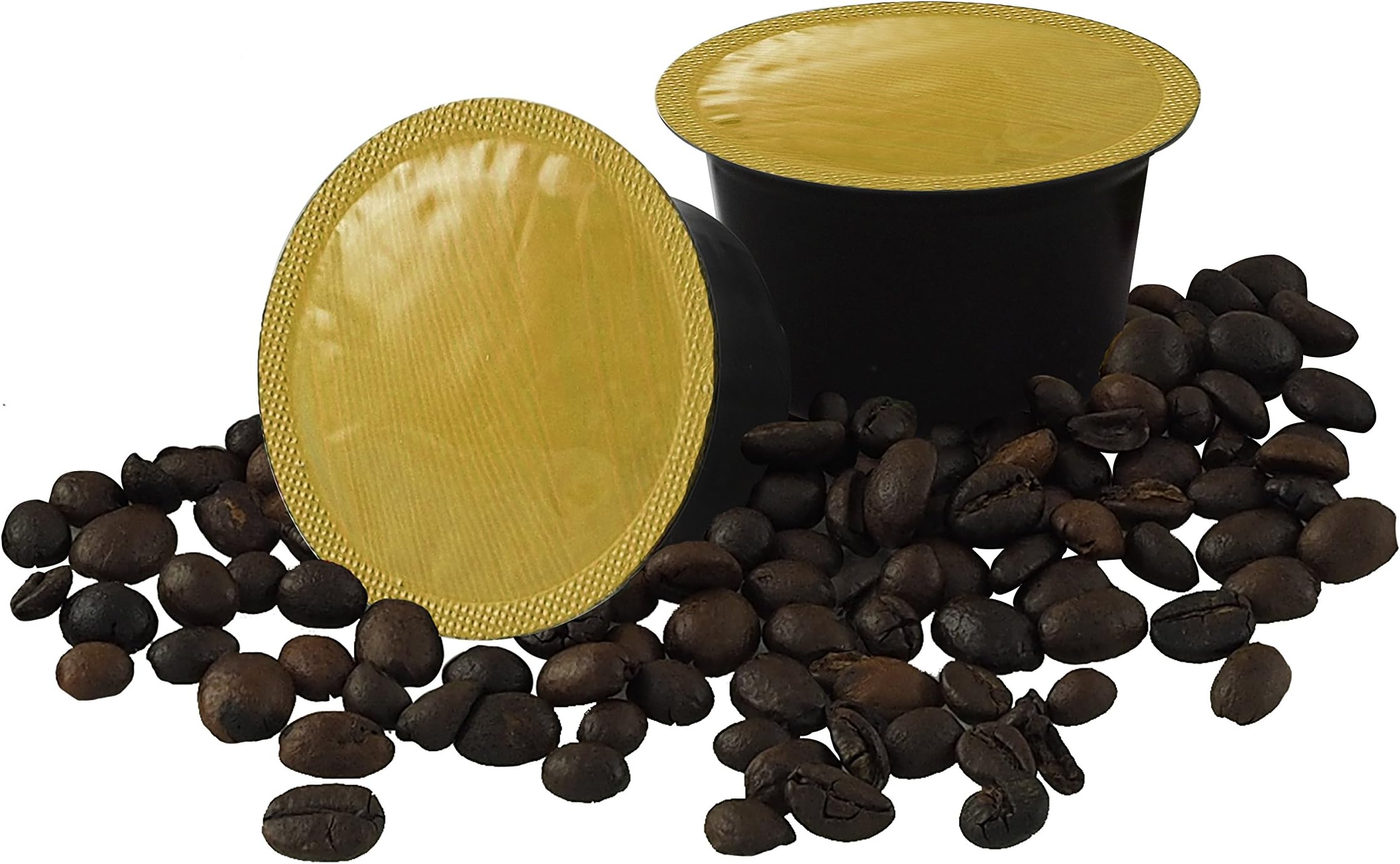 ODC Made in Italy Kit of 50 Capsules Ginseng Taste Extract Compatible with LAVAZZA Blue Espresso Machines.