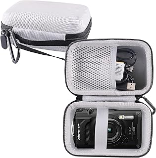 Hard Carrying Case for Olympus Tough TG-7/TG-6/ TG-5/TG-4 Digital Camera Case (grey)