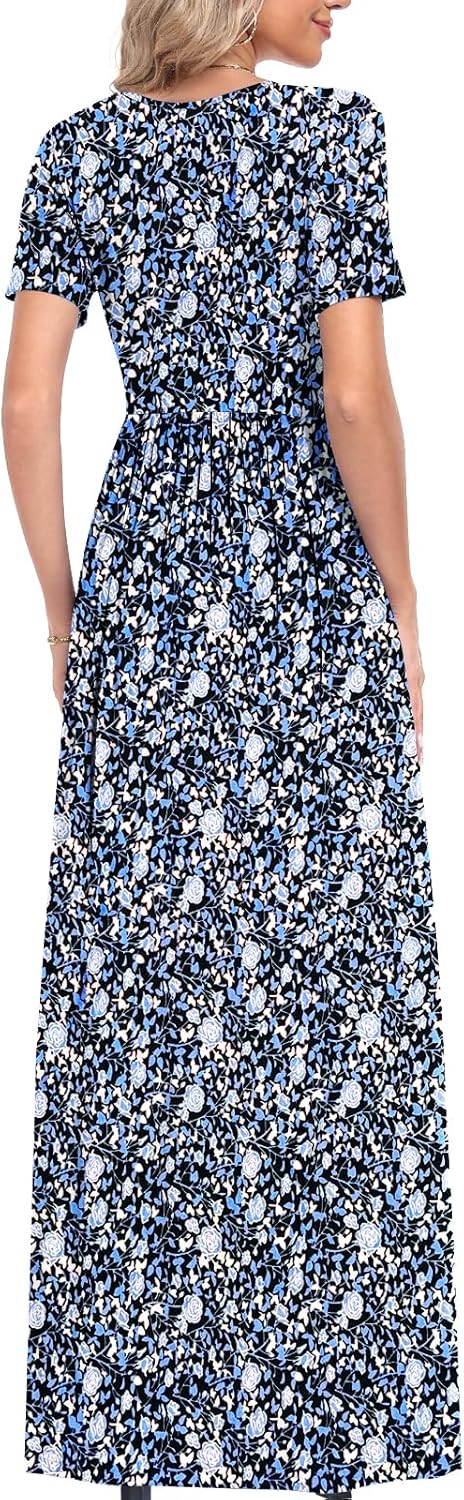 Maxi Dress Casual Long Dresses with Pockets S-2XL - Image 4
