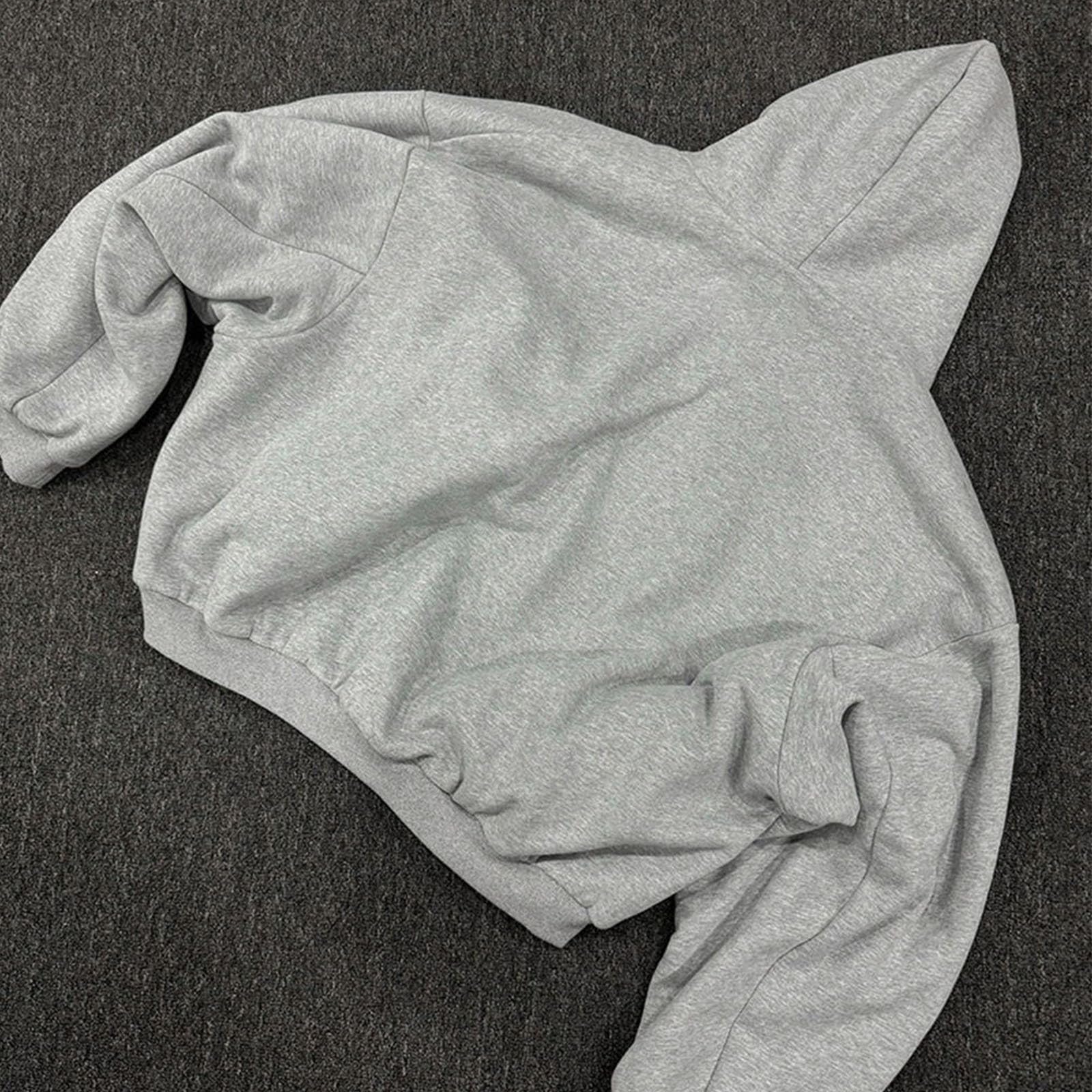 Felpa con Cappuccio E Cerniera Stampata A Quadri da Uomo Autunno E Inverno Moda retrò Manica Lunga con Tasca Felpa con Cappuccio da Strada Giacca Reversibile
