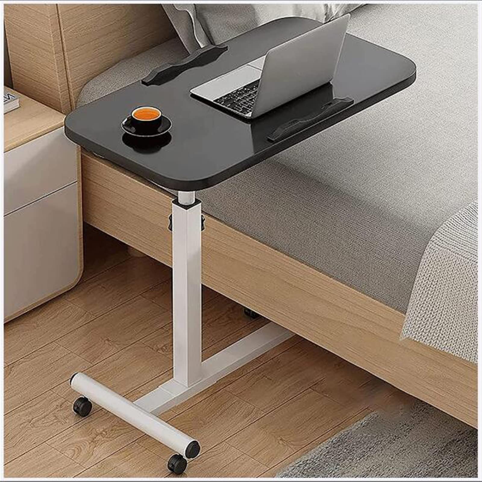 Kantelbare bedtafel met wielen Hoogteverstelling Rollende laptoptafel Bovenbed Bureau Ziekenhuistafel Bankstoel Bijzettafel voor ziekenhuis Thuisgebruik Slaapbank (Size : Type A(Black Kantelbare bedtafel met wielen Hoogteverstelling Rollende laptoptafel Bovenbed Bureau Ziekenhuistafel Bankstoel Bijzettafel voor ziekenhuis Thuisgebruik Slaapbank (Size : Type A(Black