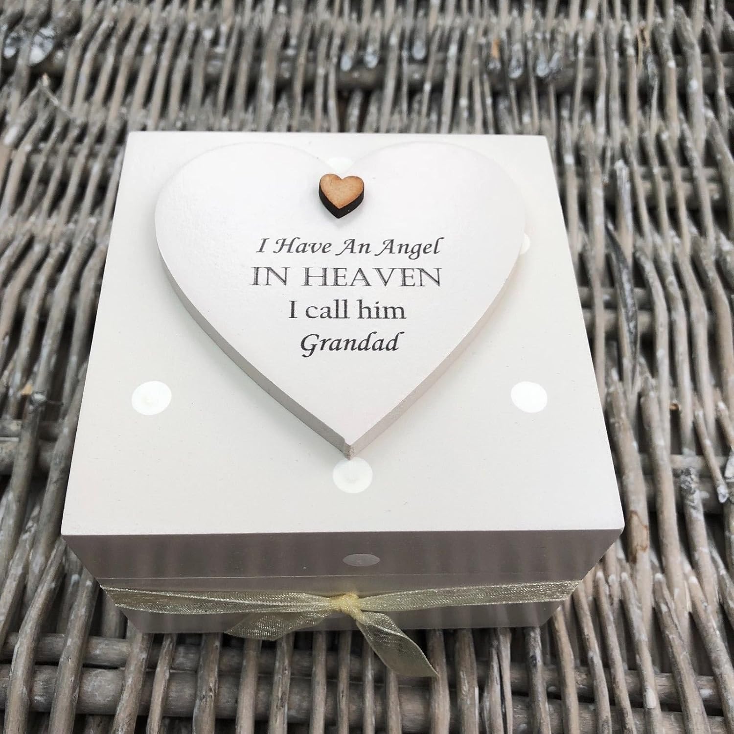 Shabby Chic Style MEMORY BOX GRANDAD or any name you want Nana Grandad