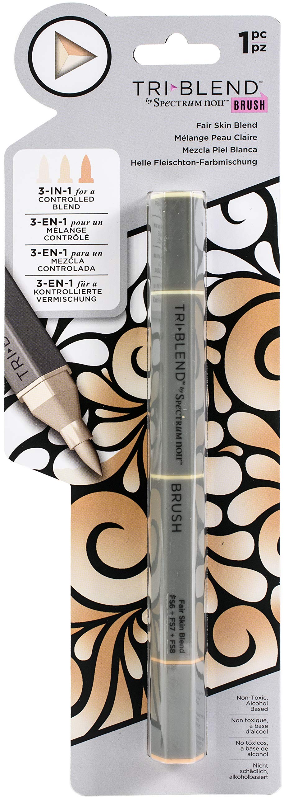 Spectrum Noir Triblend BRSH Marker, Fair Skin Blend, One Size