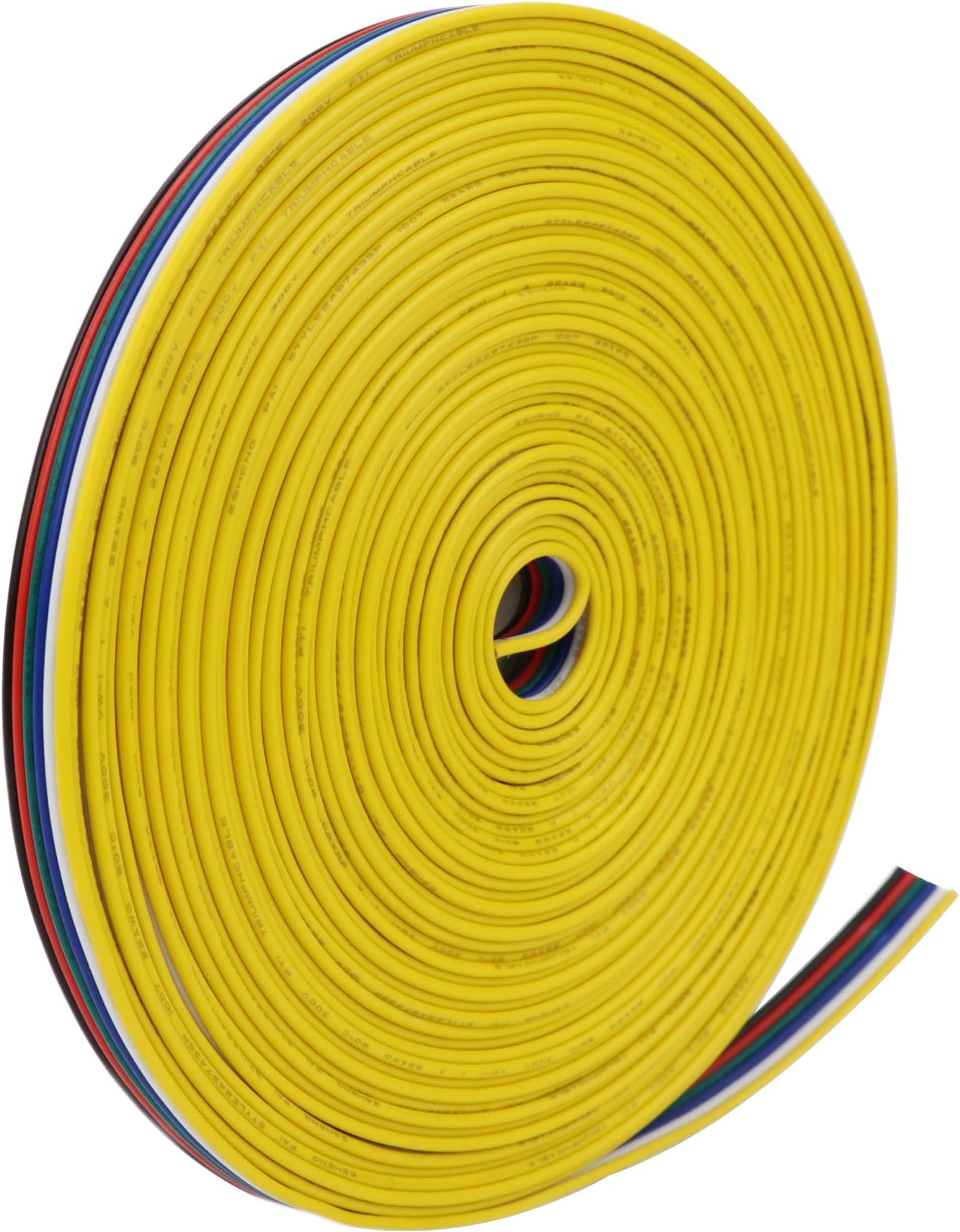 LEDENET 22AWG 6pin 33FT 10m Extension Cable Line for 6 Color RGBCCT LED Strip Lights Wire 3528 5050