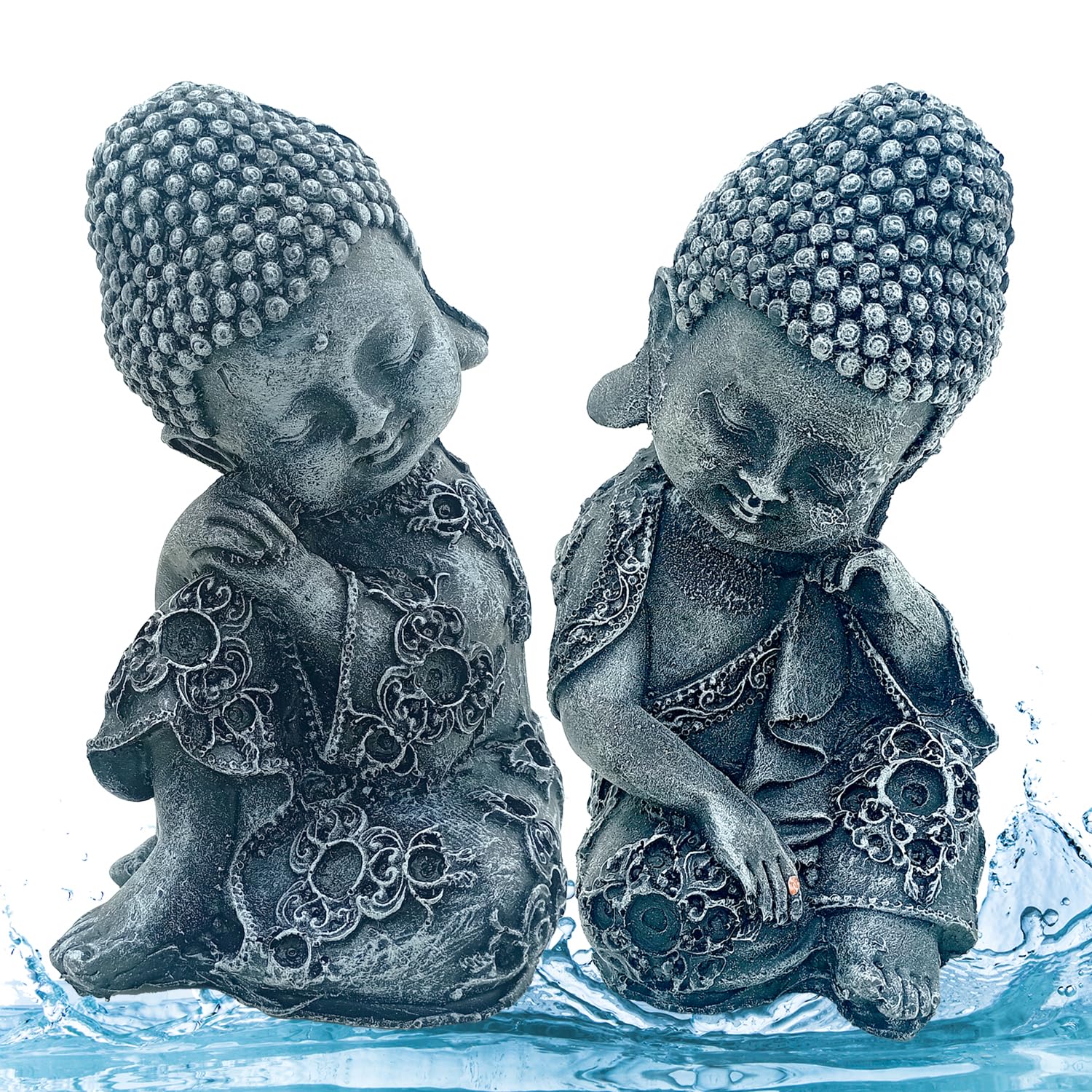 JAINSONS PET PRODUCTS Set of Ascetic Baby Buddha Meditating Aquarium Decoration Ornament Buddha Statue for Aquarium Tank Fish Tank Aquarium Home Garden Decor 16 Cm (B0CD3N4QCV) Amazon Price History, Amazon Price Tracker