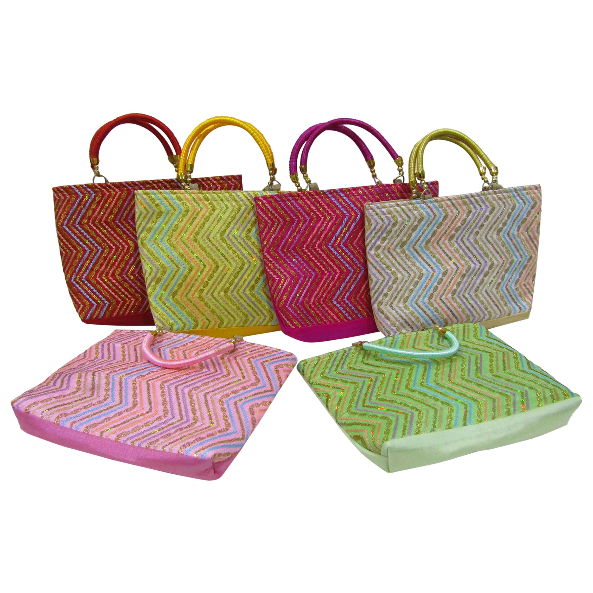 Purple Pink Traditional Matka Umbrella Embroidery Potli Bags For Return Gifts For Women Bulk Menhadi, Haldi, Sangeet, Engagement, Pooja, Wedding Favor Bags (Pack Of 6 Pcs) (B0CQMDZGNH) Amazon Price History, Amazon Price Tracker