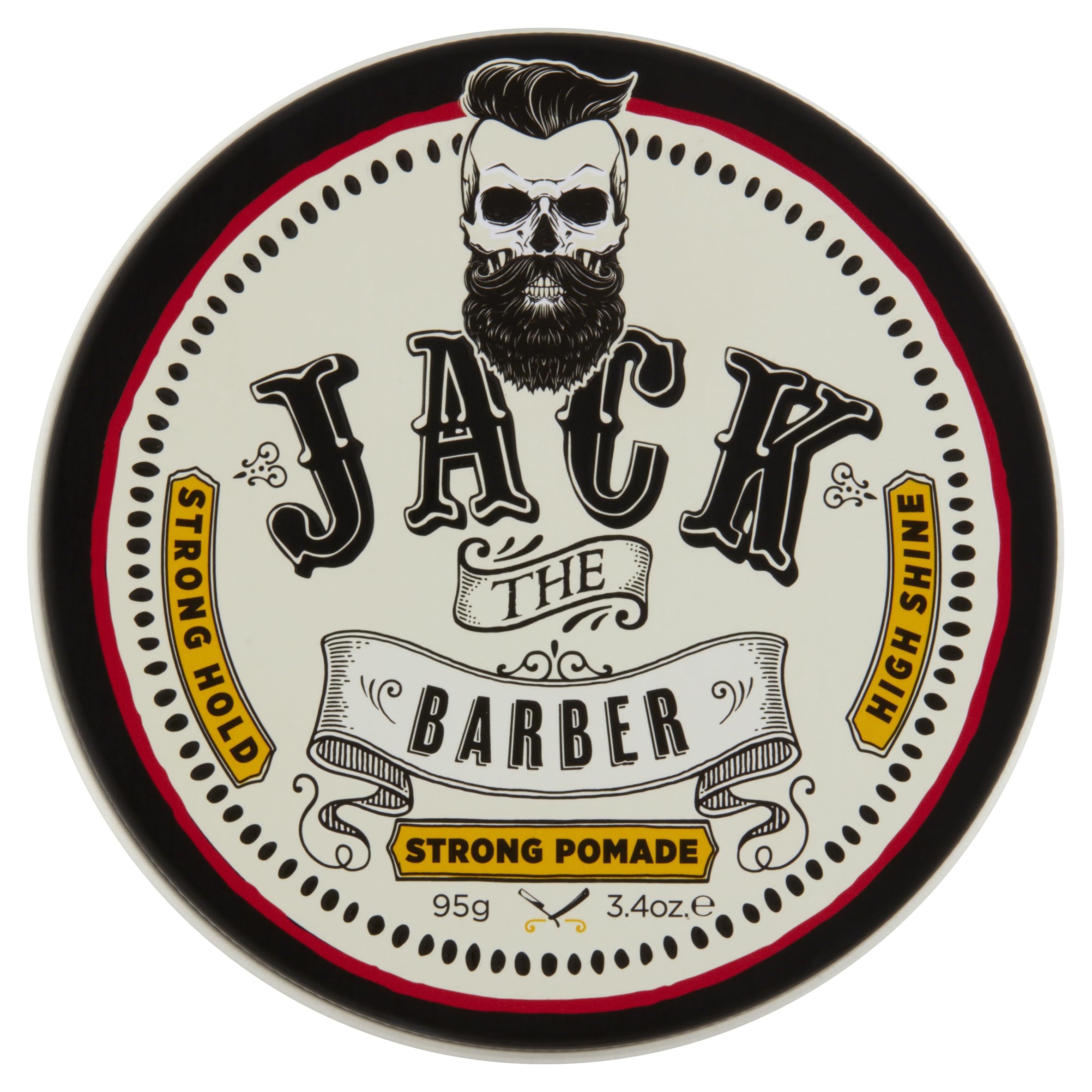 Pomade, Firm All-Day Hold, High Shine for Classic Styling, Easy to Wash Out, Vegan and Mineral Oil-Free, For All Hair Types