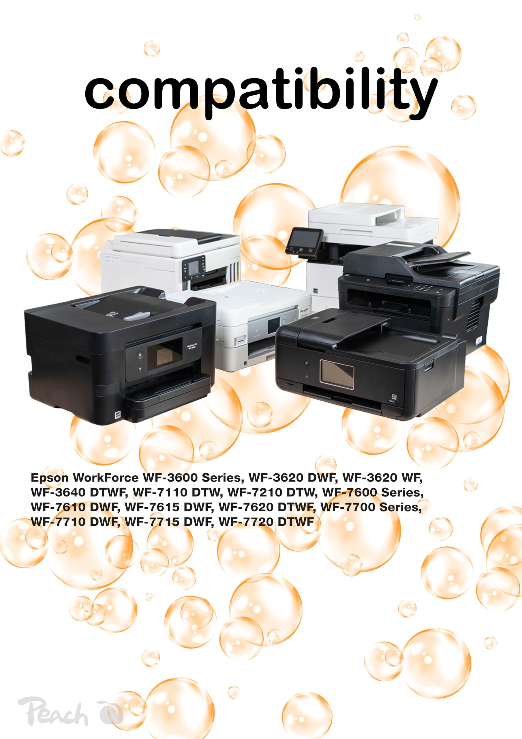 Deskjet, Cartucce di inchiostro originali 3730 per stampante HP, nero e