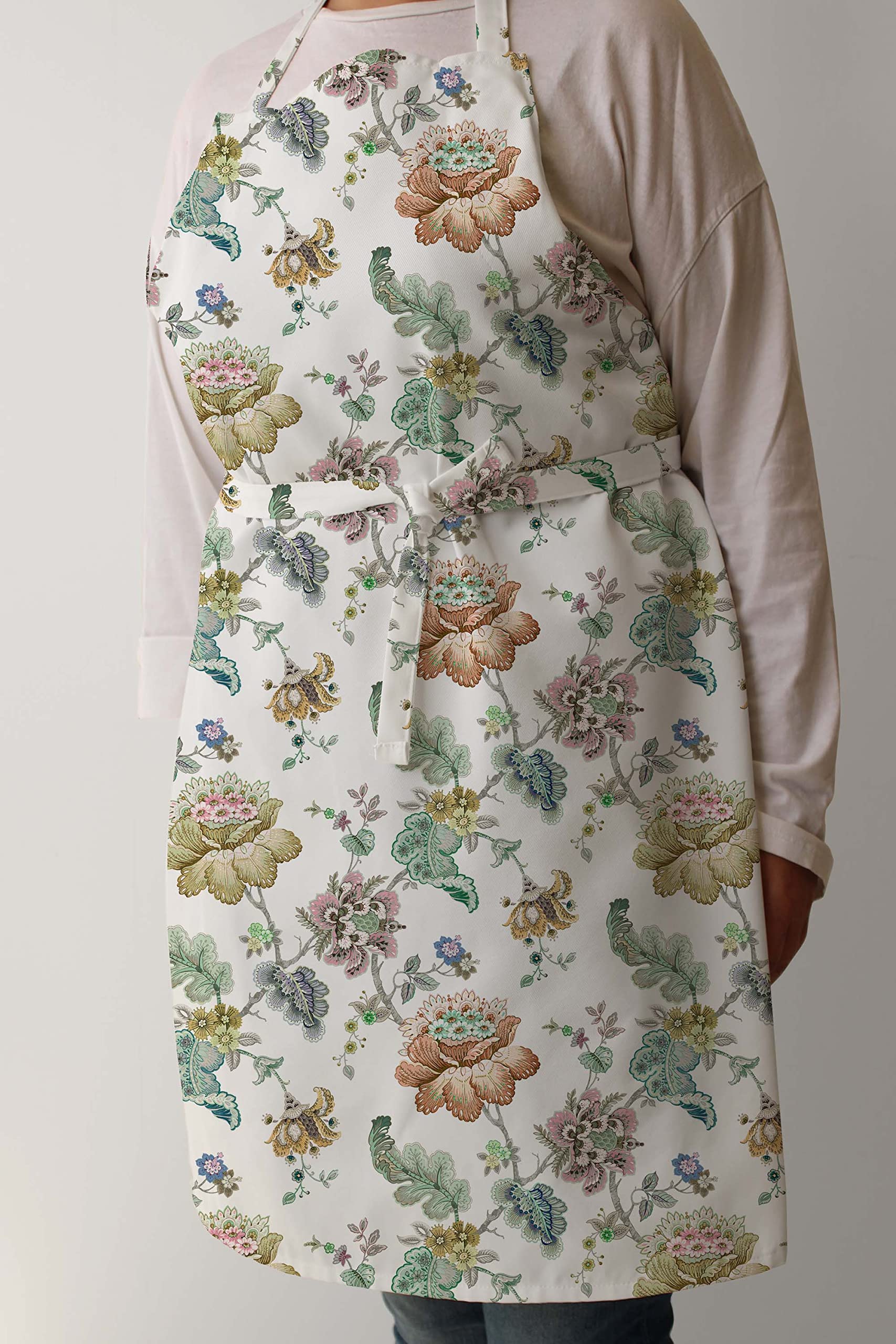 Castilla Textil Cloth Apron Antistain Washable Kitchen Apron 72x83cm Arya Model