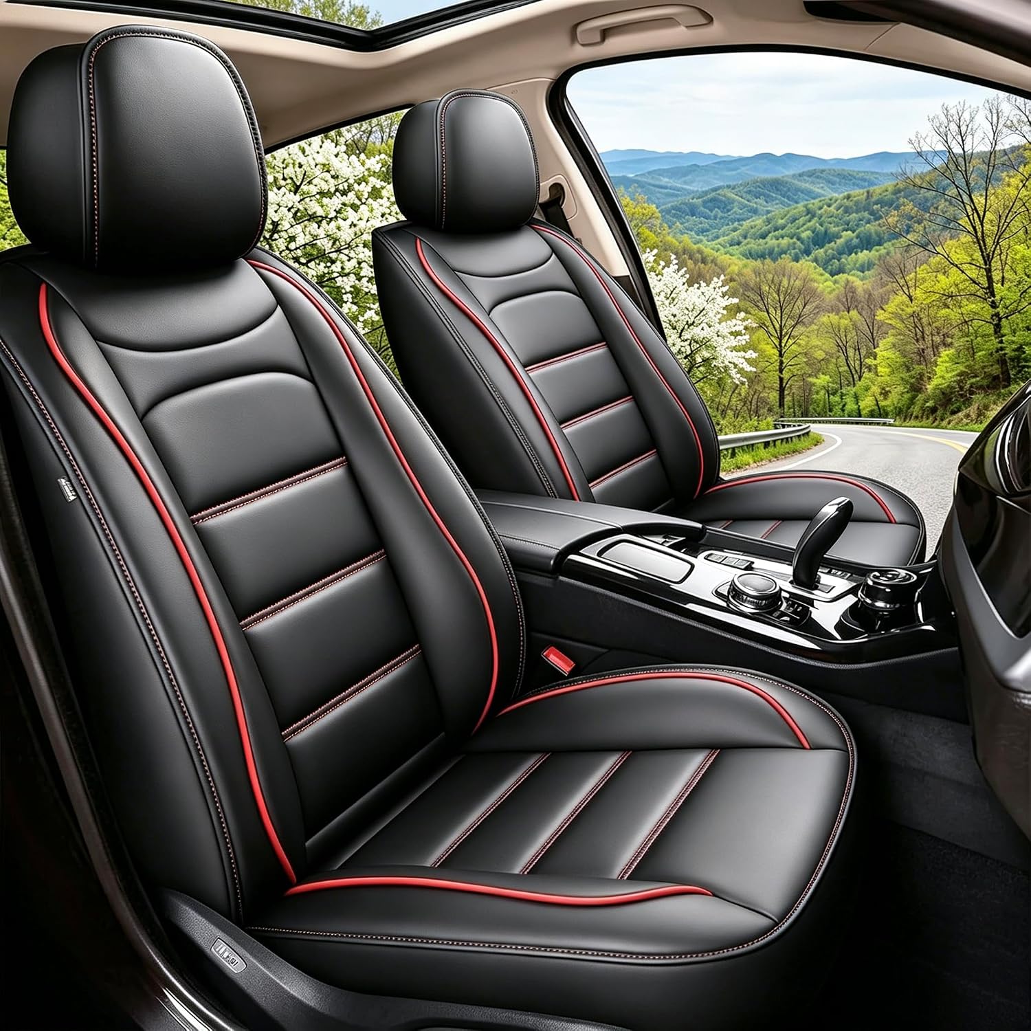 IKABEVEM Chevy Colorado Front Seat Covers