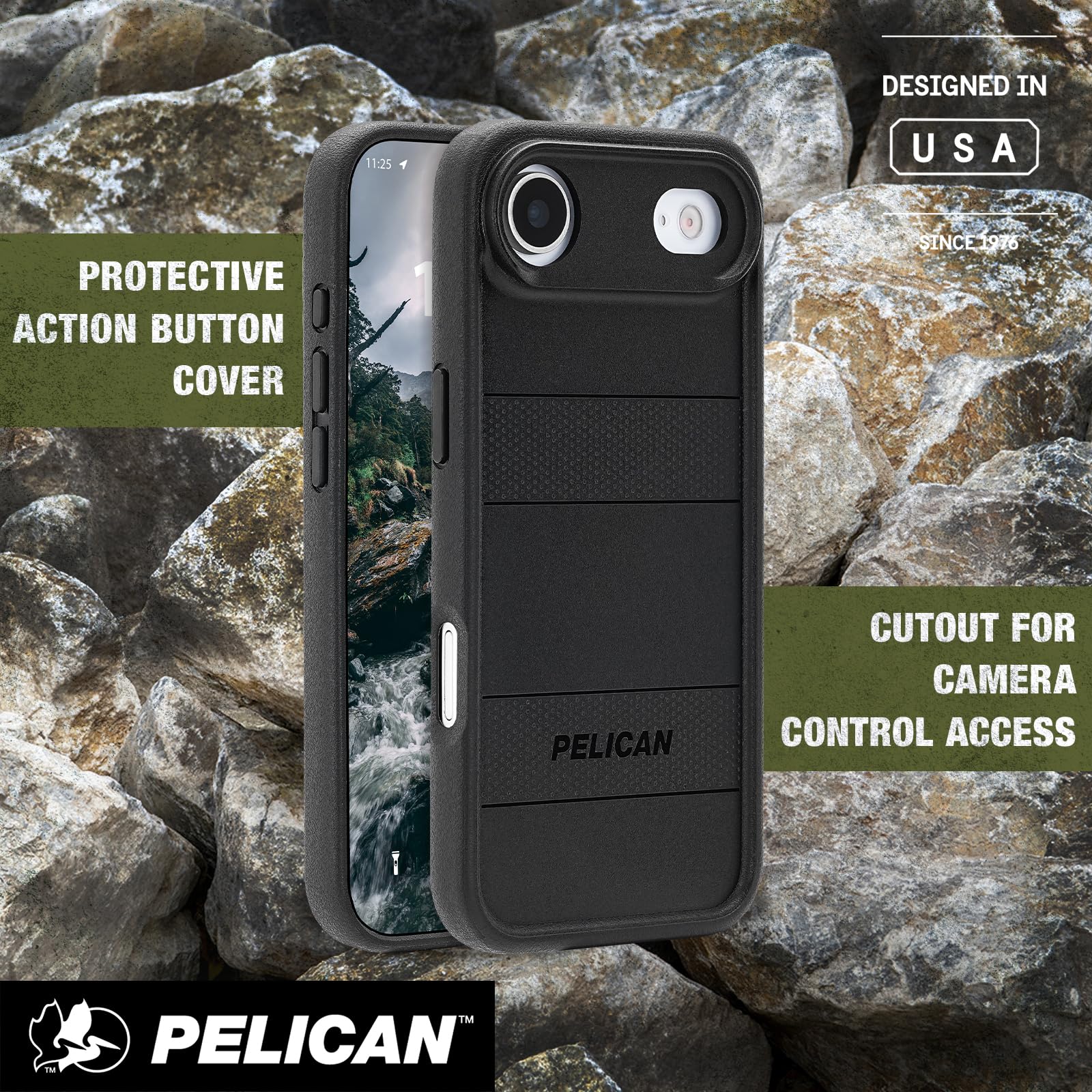 Amazon.co.jp: Pelican Protector iPhone Air ケース [MagSafe対応