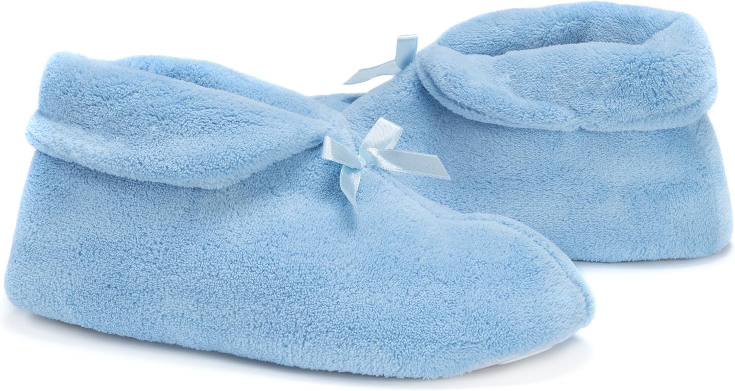 MUK LUKS womens Terry Cuff Slipper Booties - Image 3