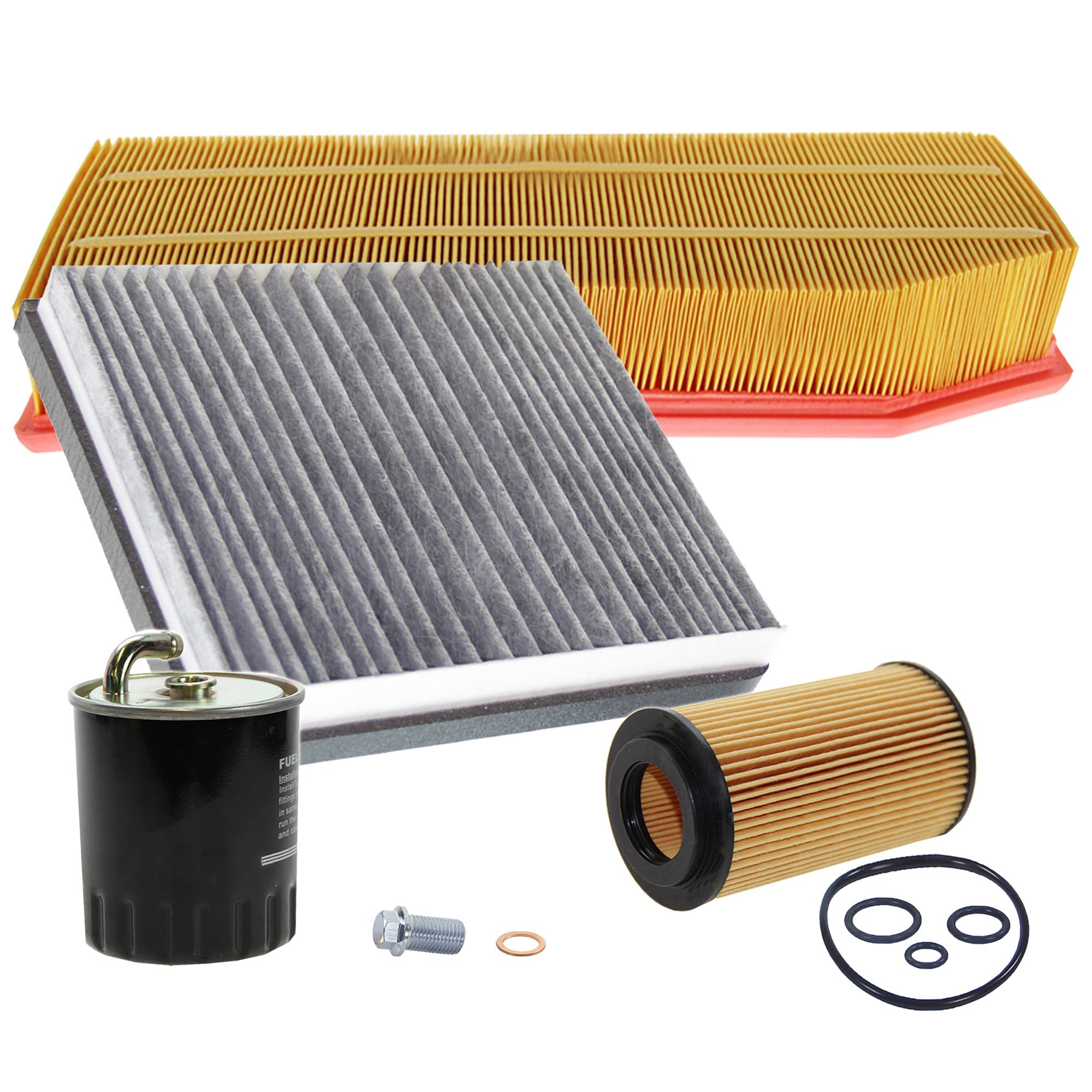 BESTPRICE ATP Paquete de inspecci—n juego de filtros con 1x filtro de aire,1x