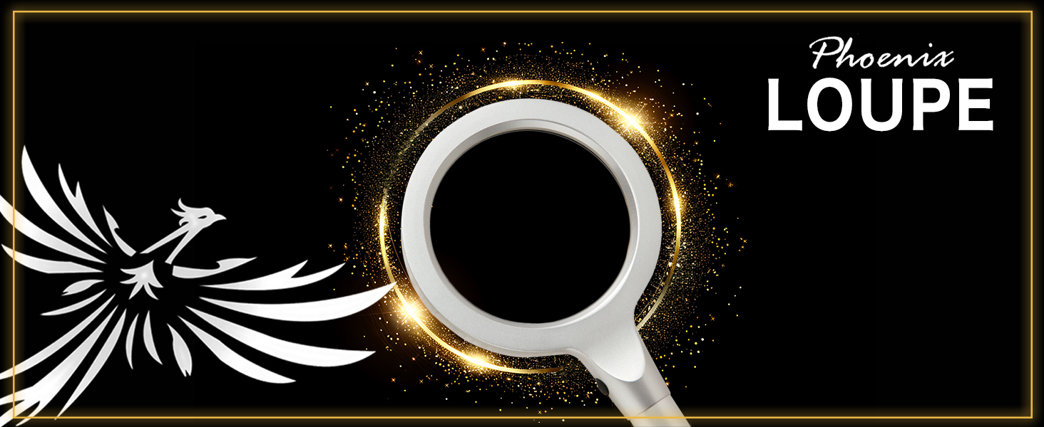 Amazon.co.jp: Phoenix 宝石鑑定用 ジュエリールーペ【倍率40倍】LED