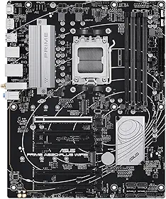 ASUS Placa-mãe Prime A620-PLUS WIFI6 AMD A620 AM5 ATX, DDR5, PCIe 4.0, dois compartimentos M.2, WiFi 6, DisplayPort/HDMI™, USB traseiro e frontal 5Gbps Tipo-C, SATA 6 Gbps, cancelamento de ruído de IA