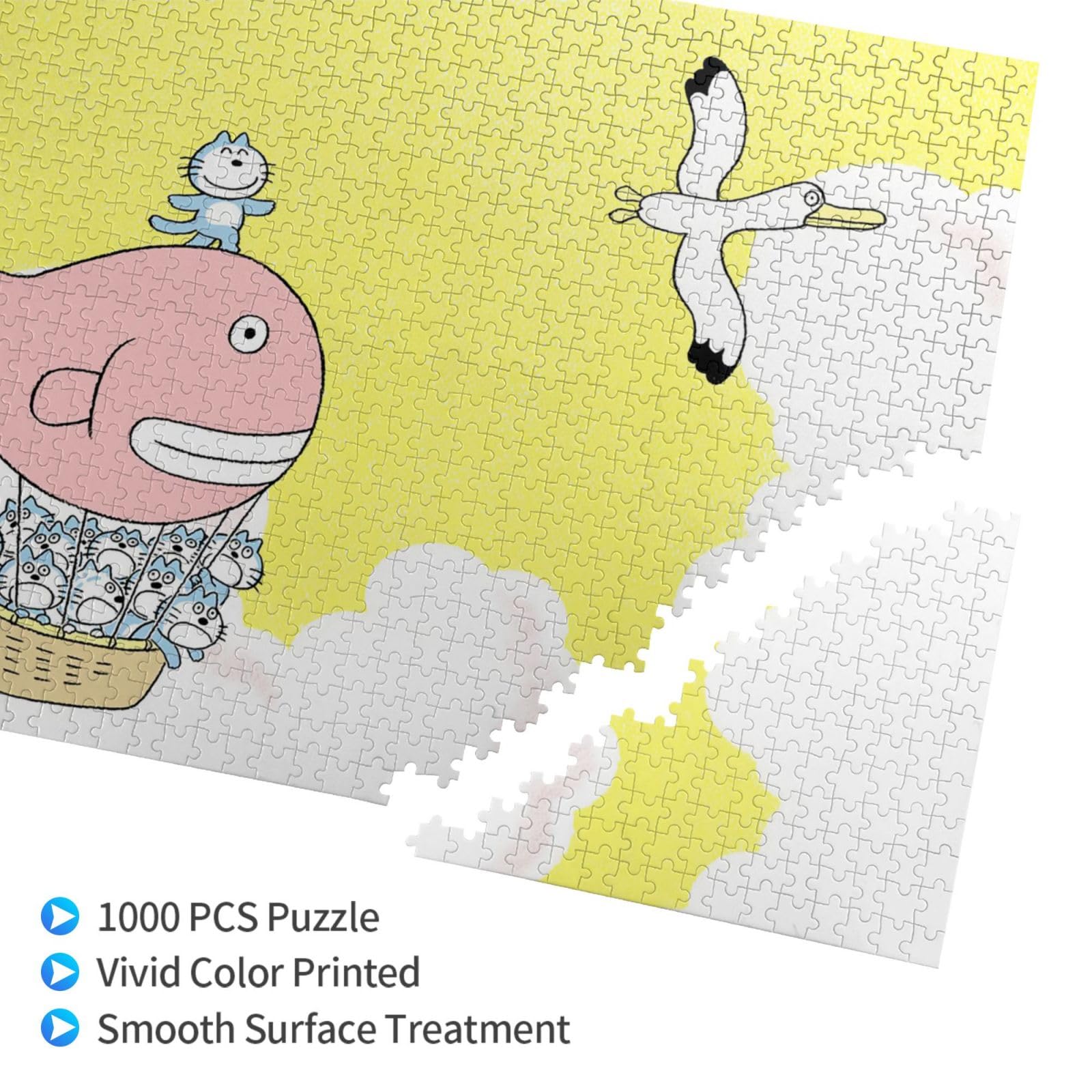Amazon.co.jp: 1000ピース ジグソーパズル 11ぴきのねこ パズル アニメ