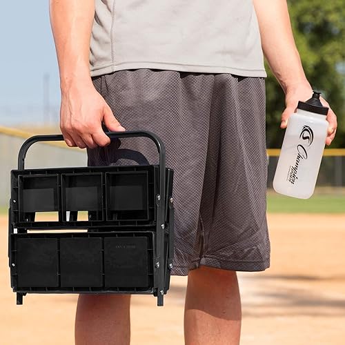 Miniatura 7 de Champion Sports Portabotellas de agua plegable, color negro, estándar