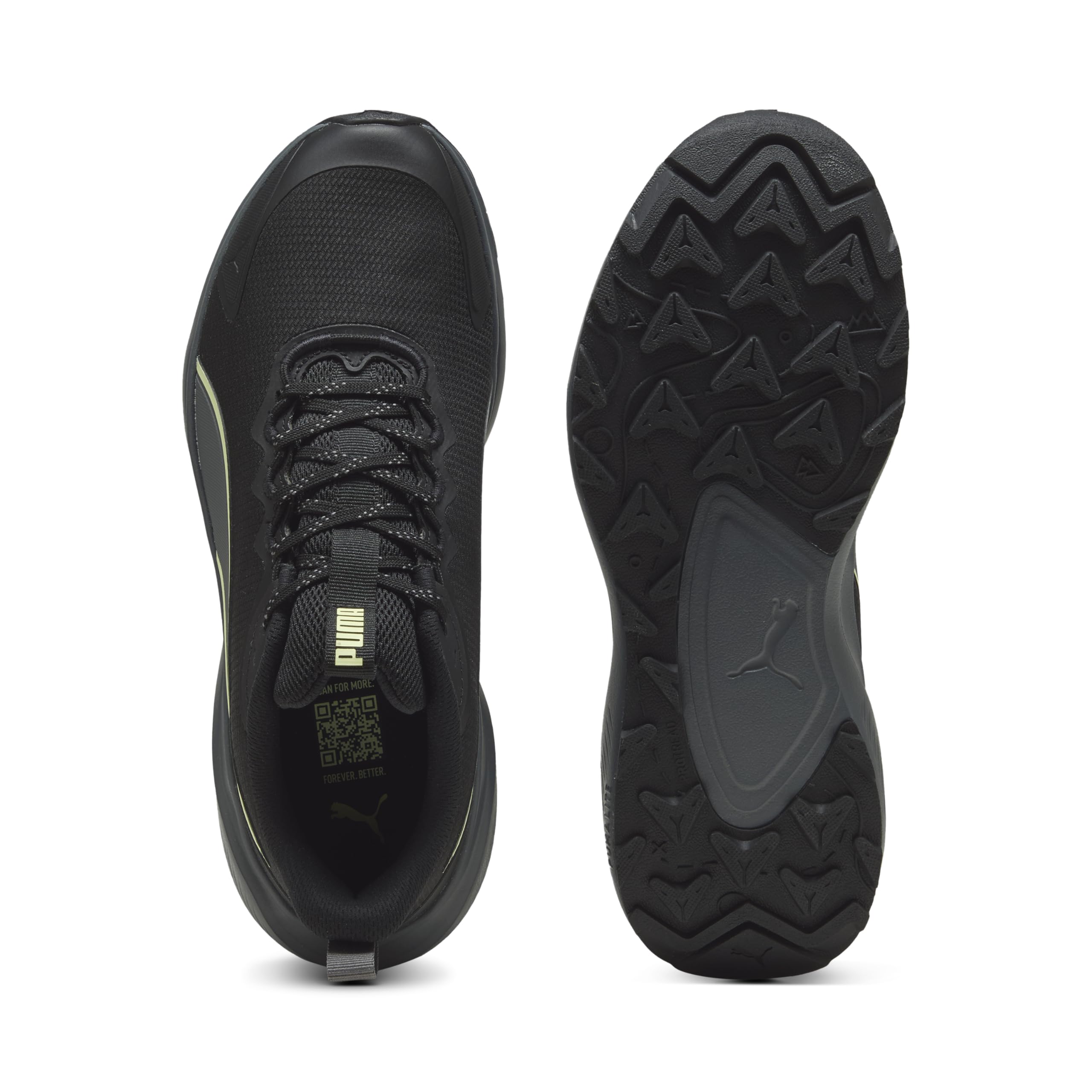 Puma Skyrocket Lite Trail Adult Unisex Straßen-Laufschuh, Black-COOL Dark Gray-Apple Spritz, 38 – Ansicht 4
