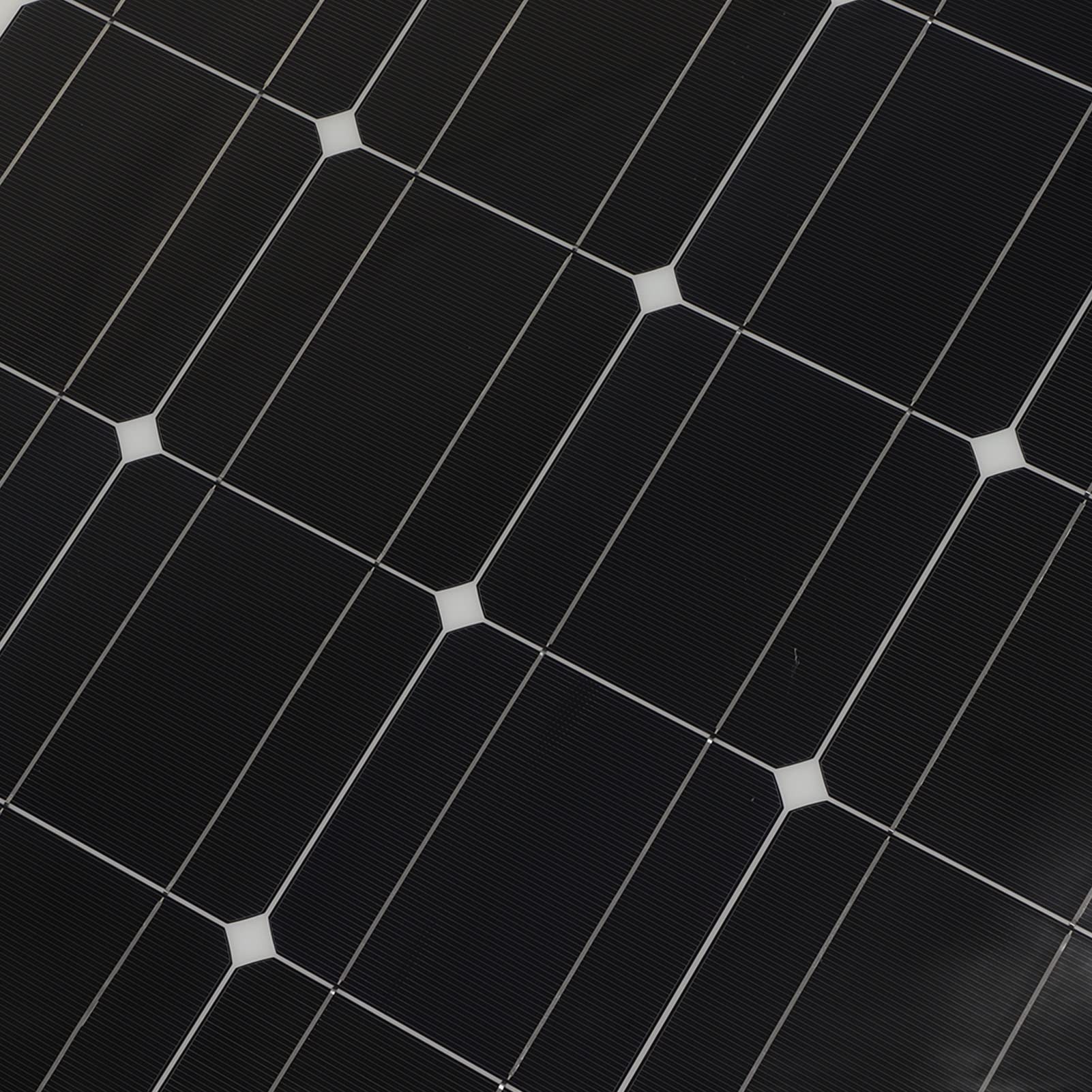 Changor Set di Pannelli Solari Monocristallini da 120 W Regolatore di Carica Solare Durevole e Resistente Agli Agenti Atmosferici per Cabine di e Applicazioni Off-grid