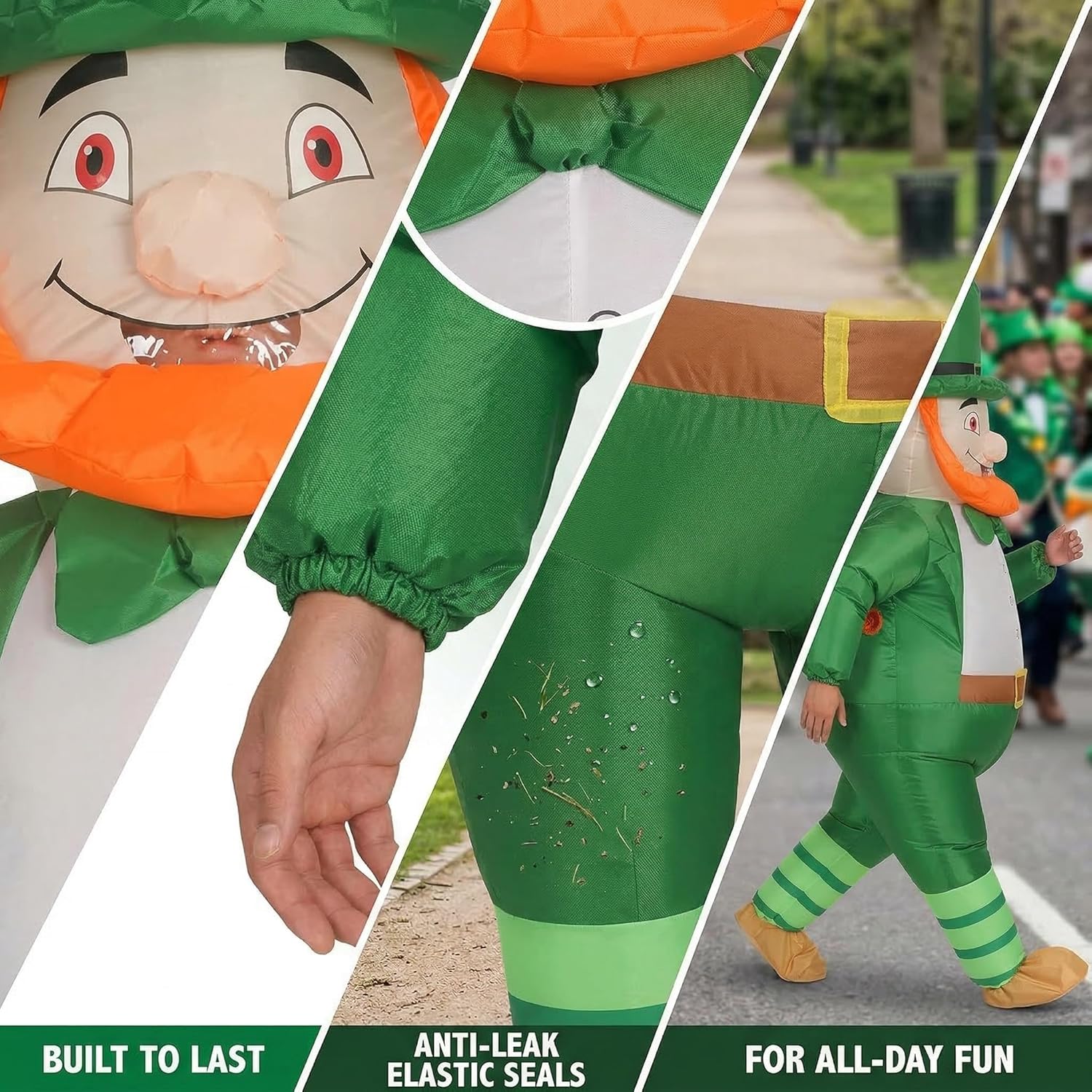 Inflatable Leprechaun Costume Adult Men Women