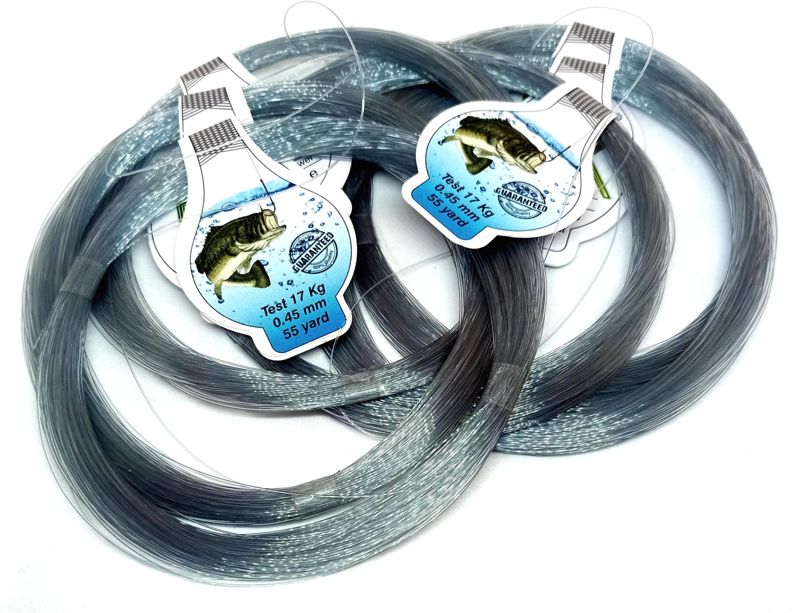 Coral - Fox Club Dia 0.45mm Length 50X6=300 Meter Tested 17kg Fishing Monofilament Line Soft and Super Strong Power Knot Strength Guaranteed Germany line