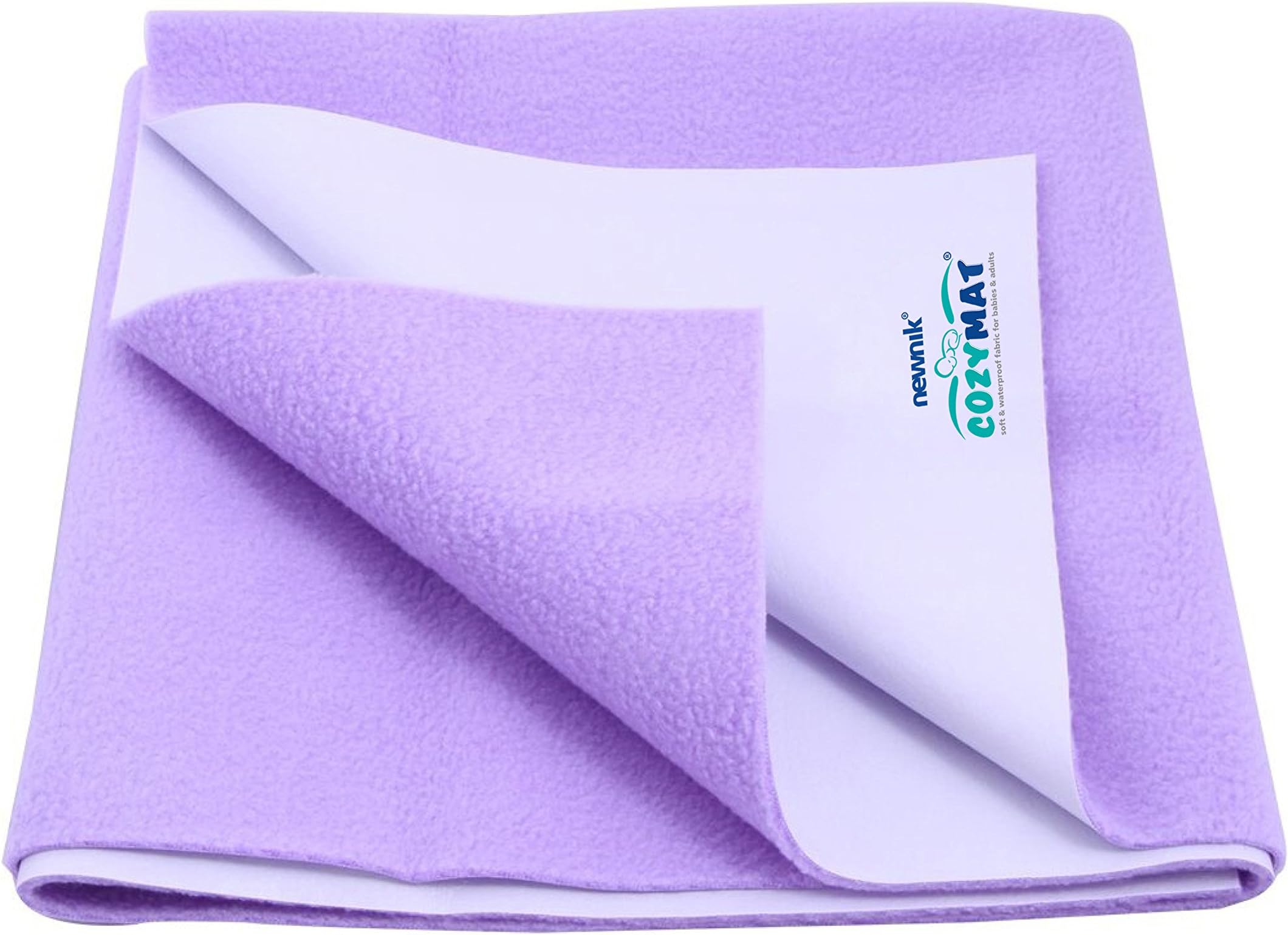 Waterproof, Breathable, Reusable Mat/Underpad/Absorbent Sheets/Mattress Protector (Size: 140 x 100 Centimeter, Purple)