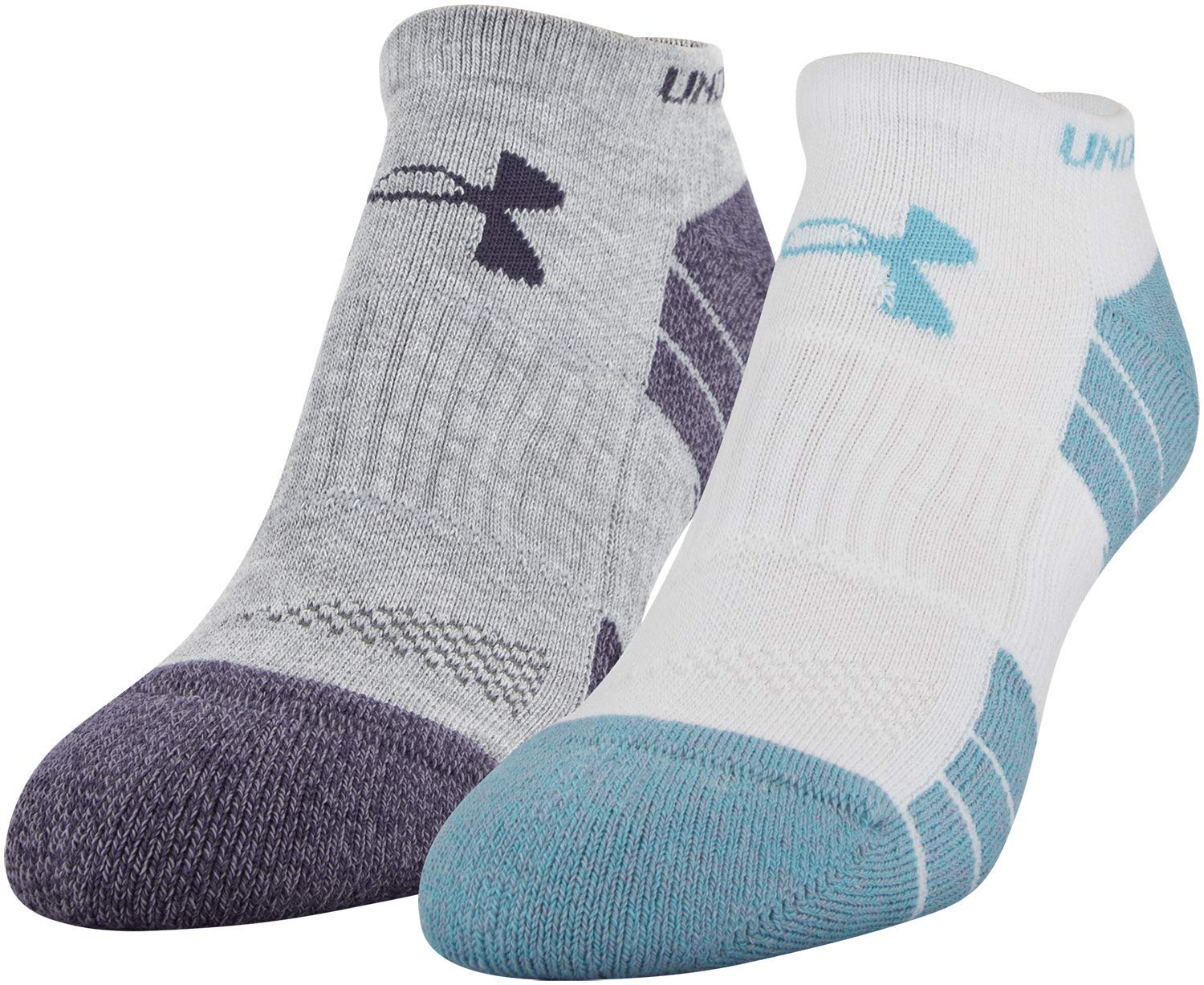 Under Armour Golf Elevated Performance No Show Socks, 2-pair Calzini Unisex - Adulto