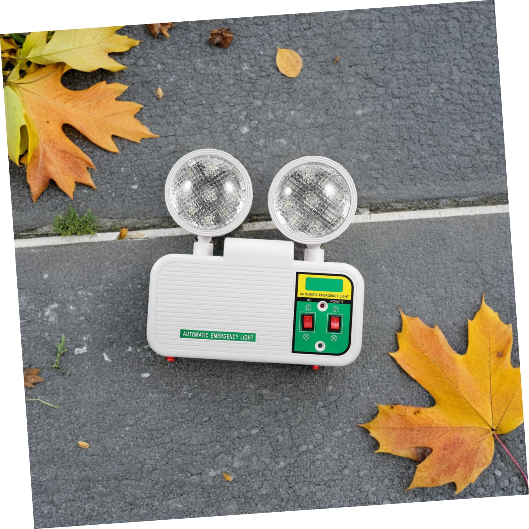 Gatuida Iluminación de Emergencia LED de Doble Cabezal Luz de Emergencia de Montaje Pared Brillante para Pasillos Hoteles Escuelas Recargable