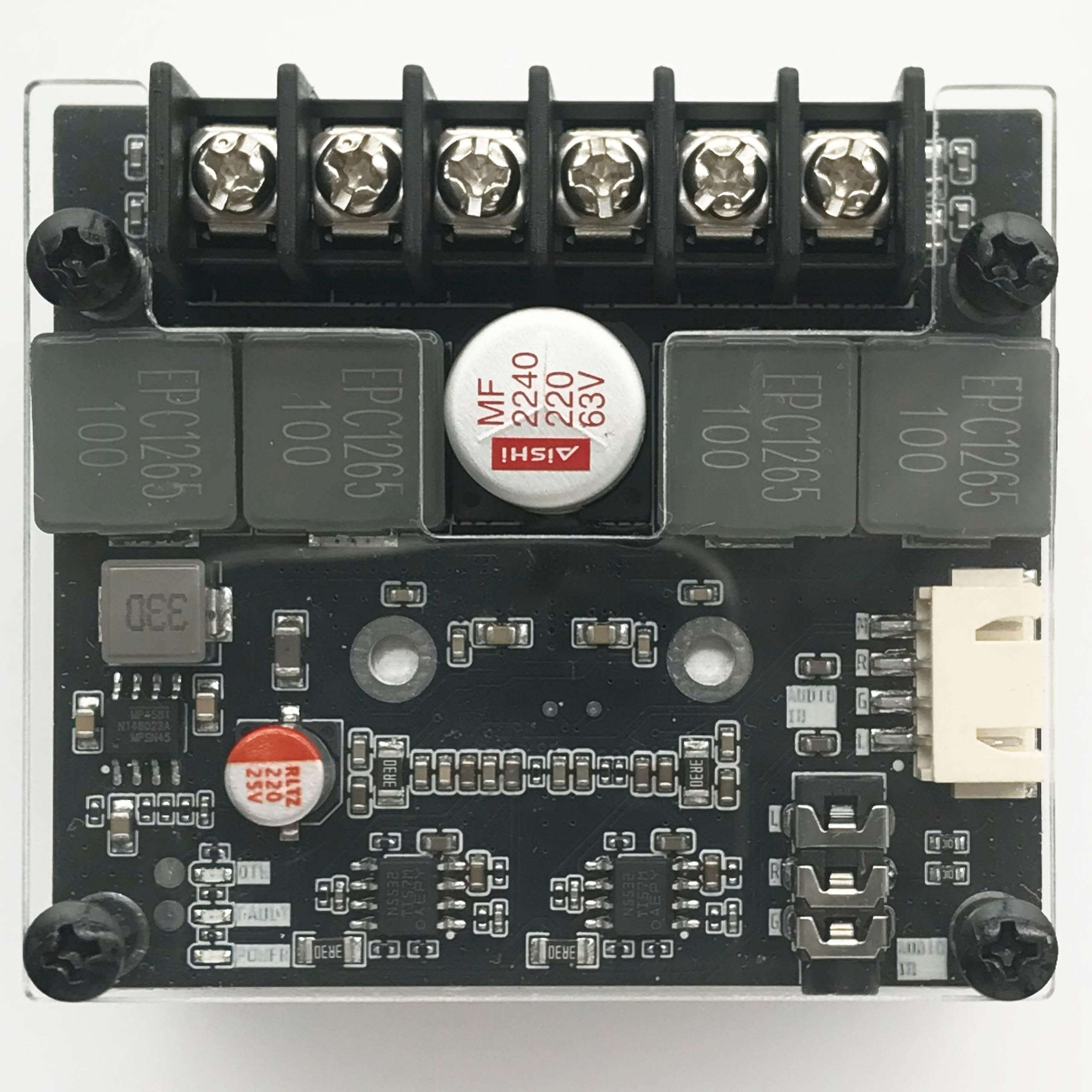 TPA3255 Class-D HiFi wzmacniacz wzmacniacza 2 x 300 W – kompaktowy wzmacniacz o wysokiej wydajności z TI NE5532, DC 18-48 V, tryb czuwania < 2 W, moduł audio DIY