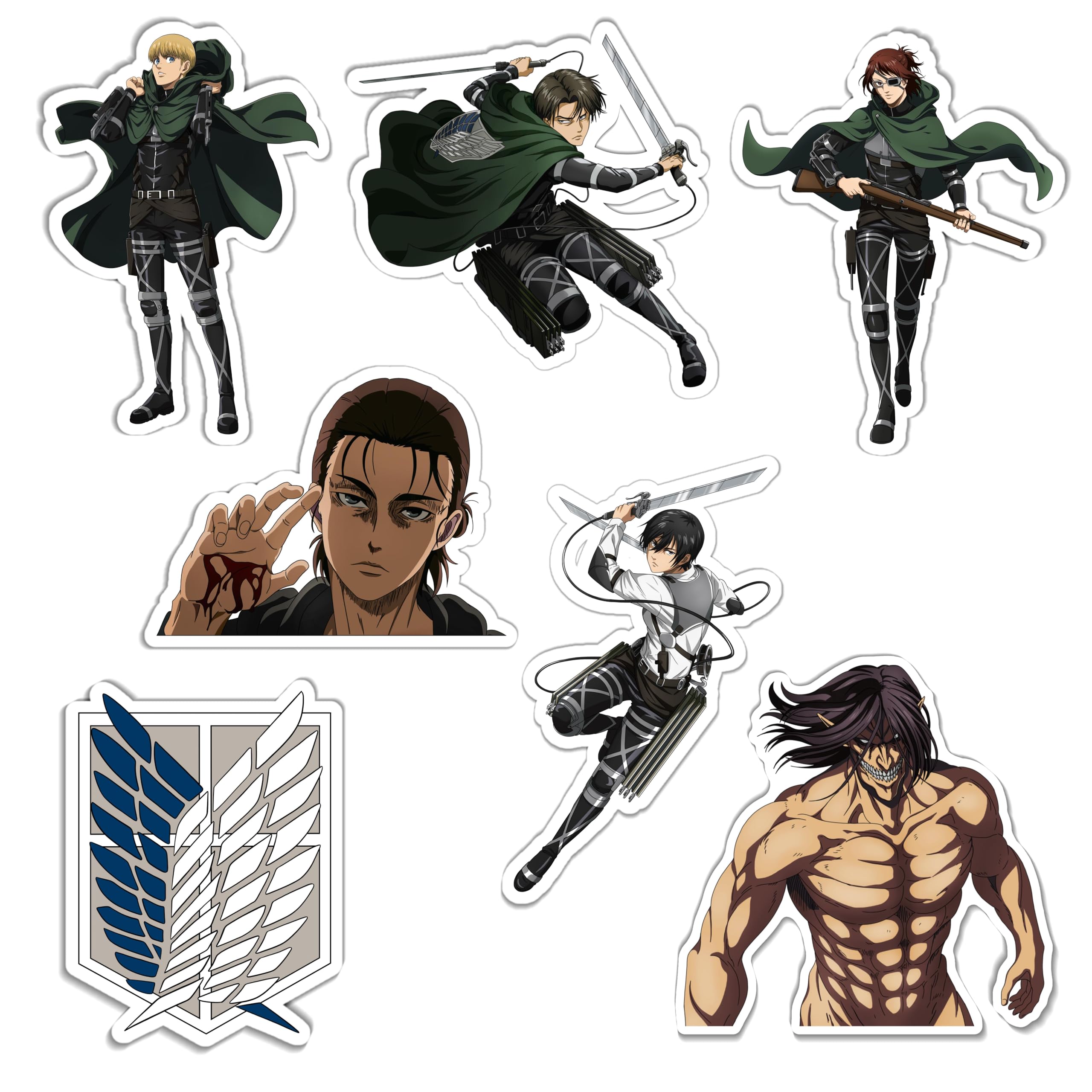 Attack On Titan Anime Vinyl Sticker for Laptops (Type 1) (B0CJCPN267) Amazon Price History, Amazon Price Tracker