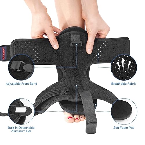 Miniatura 4 de Férula nocturna para fascitis plantar soporte ortopédico para pies férula nocturna dorsal mejorada para un alivio eficaz de la fascitis plantar