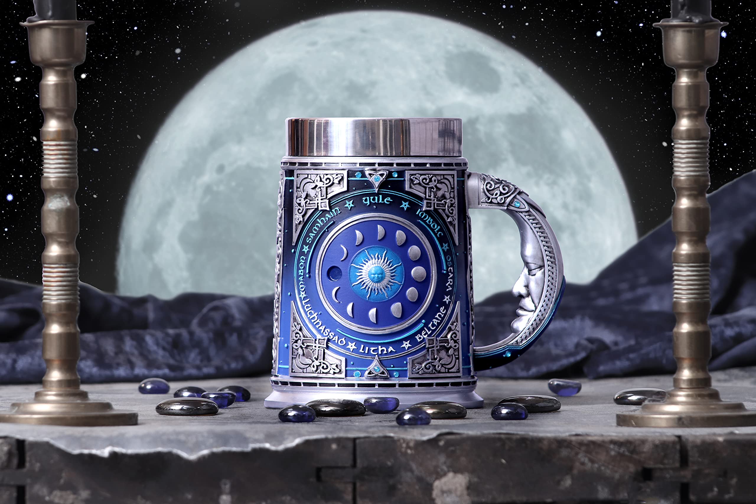 Nemesis Now Moon Guide Chope Argenté 15,5 cm