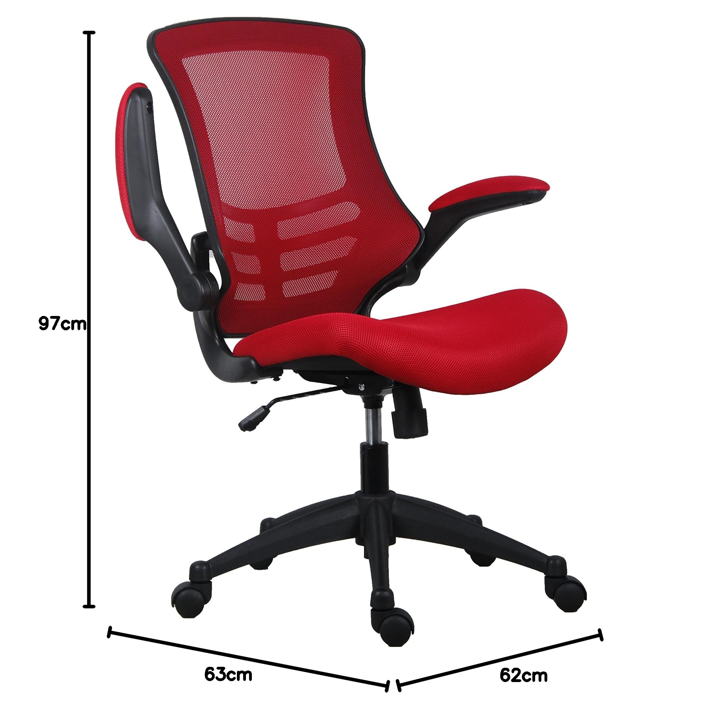 Bürostuhl Ergonomisch Mit Wipp-Mechanismus, Schrei Produktbild-Vorschau 6