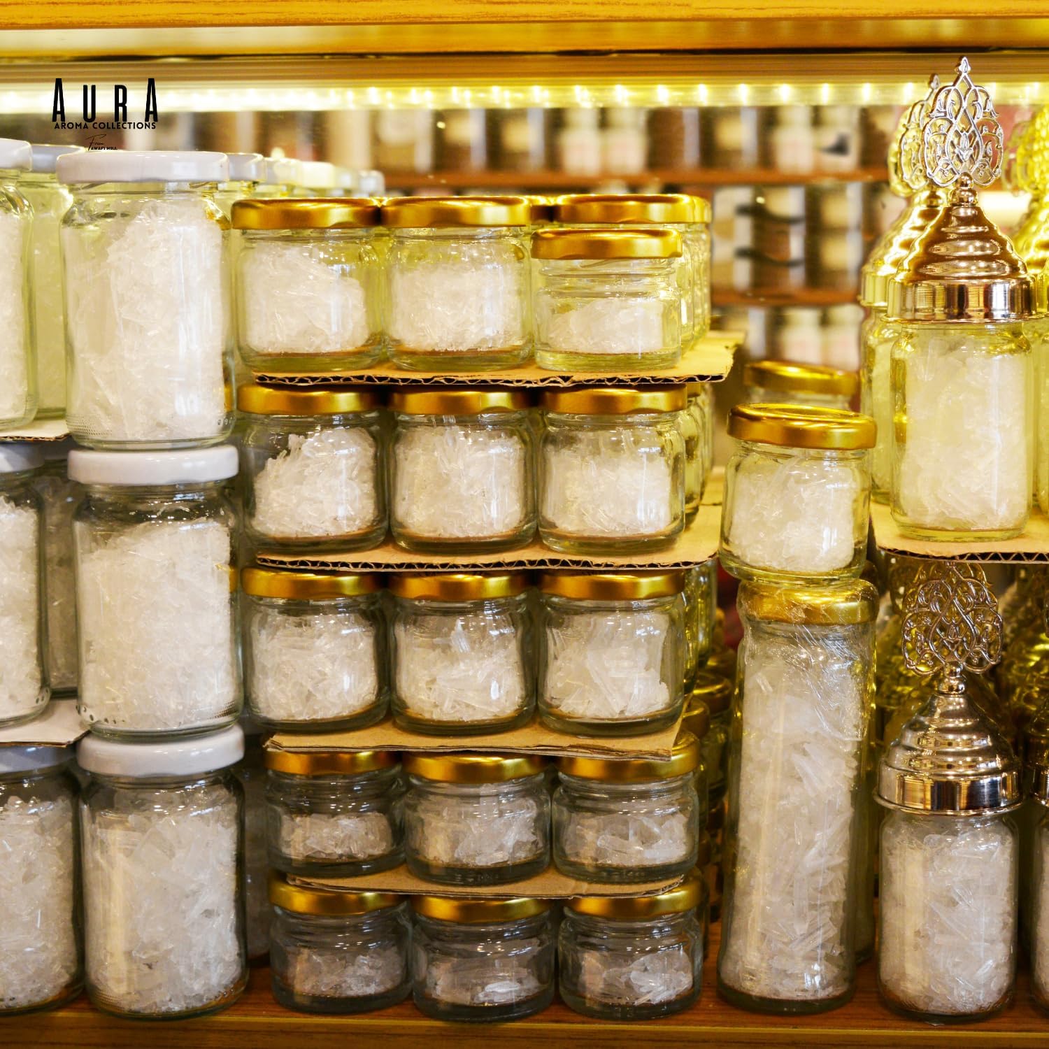 Awafi Mill Menthol Crystals (بلورات النعناع) | 100% Pure Natural Aromatherapy | Bulk Purchase Peppermint Essential Oil Cristaux (Jumbo Bulk Pack - 2 KiloGram)