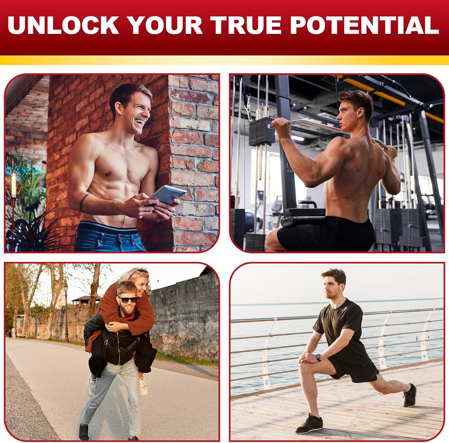 Hornygoatweed for Men, 12 in 1 Horny Goat Weed, Maximum Strength Male Enhancing Supplement with Maca Root, Tongkat Ali, Panax Ginseng, Saw Palmetto, for Hormone, Stamina, Performance, Energy, 60 Count - Image 8