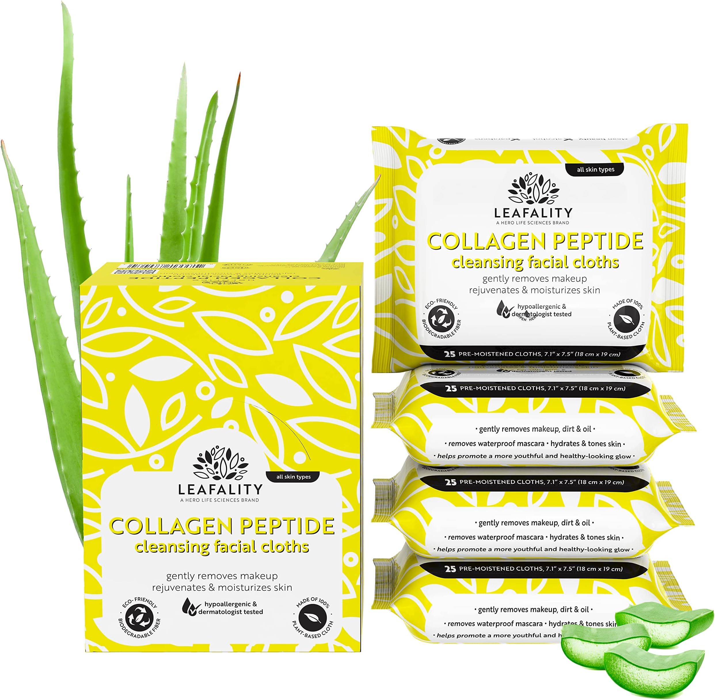 RETINOL Makeup Cleansing Wipes 30 Wipes Per Pack (Multipack