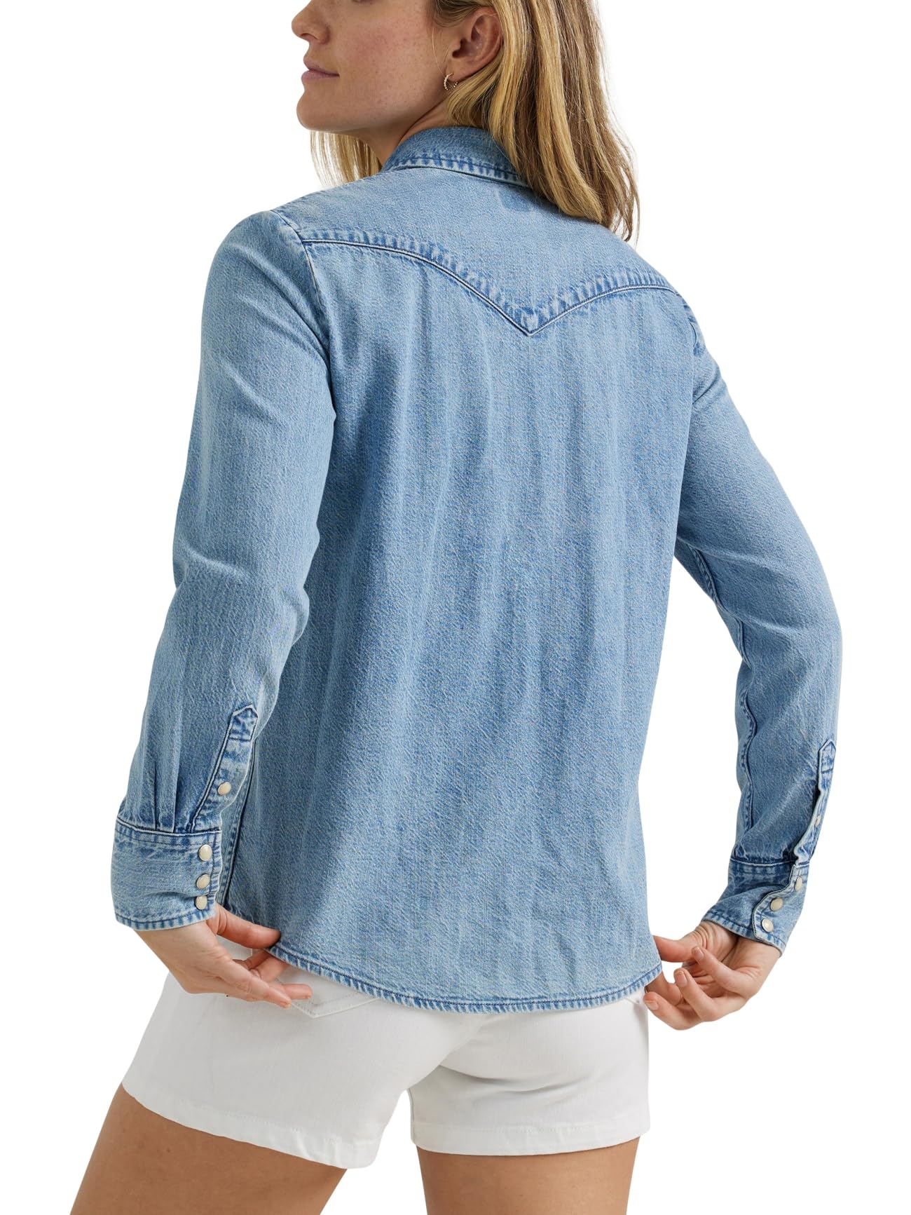 Lee Damen Legendary Slim Fit Western Snap Shirt Hemd (1er Pack)
