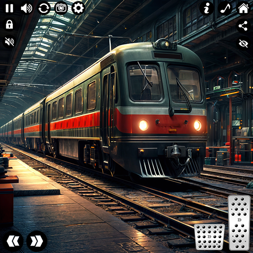 Weihnachtszug-Fahrsimulator-Spiele – Stadtbahn-Lok-Fahrspiele – Weihnachtszug-Spiele für Kinder