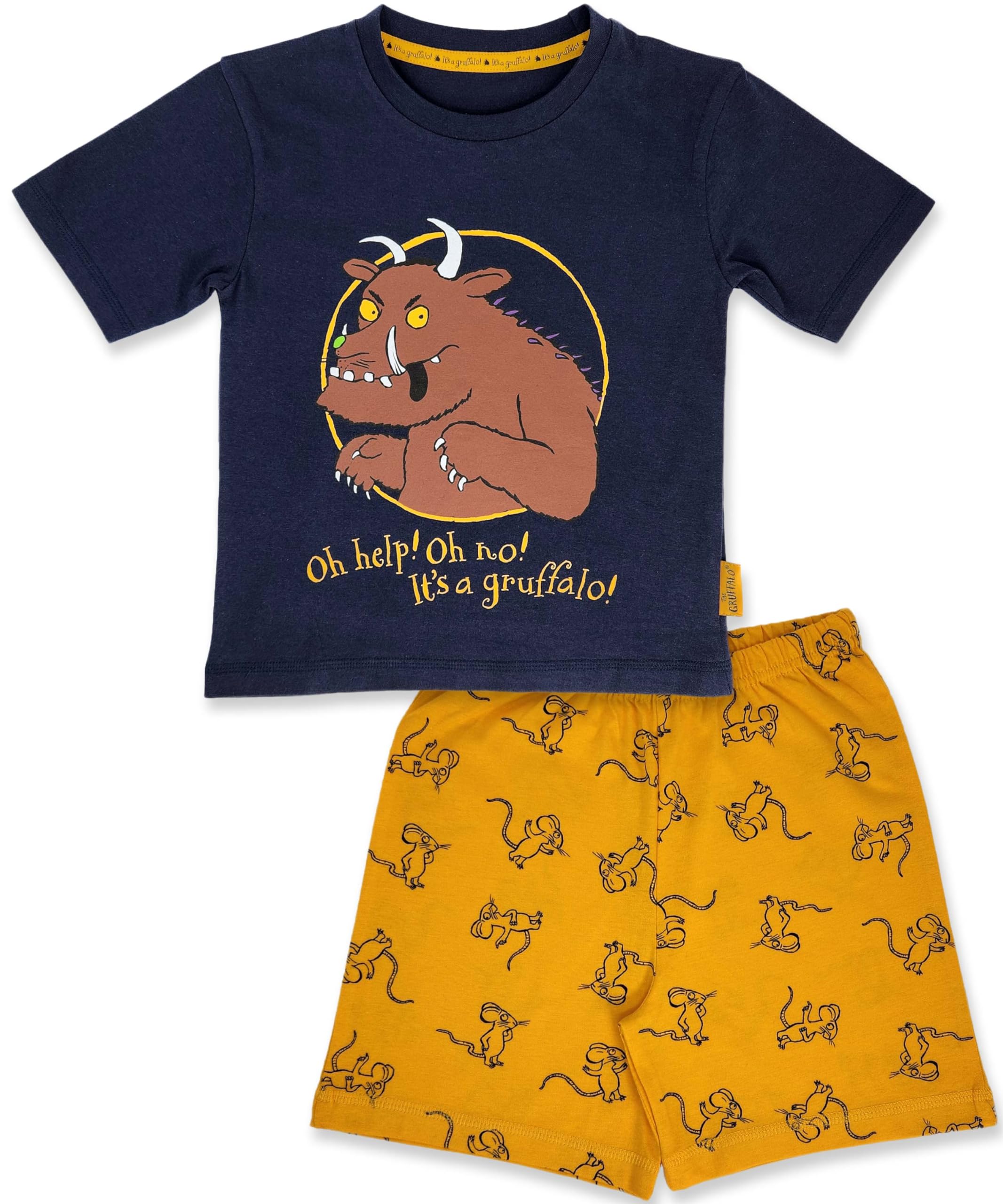 Magic Light Gruffalo - Conjunto de pijama corto de 18 a 6 años