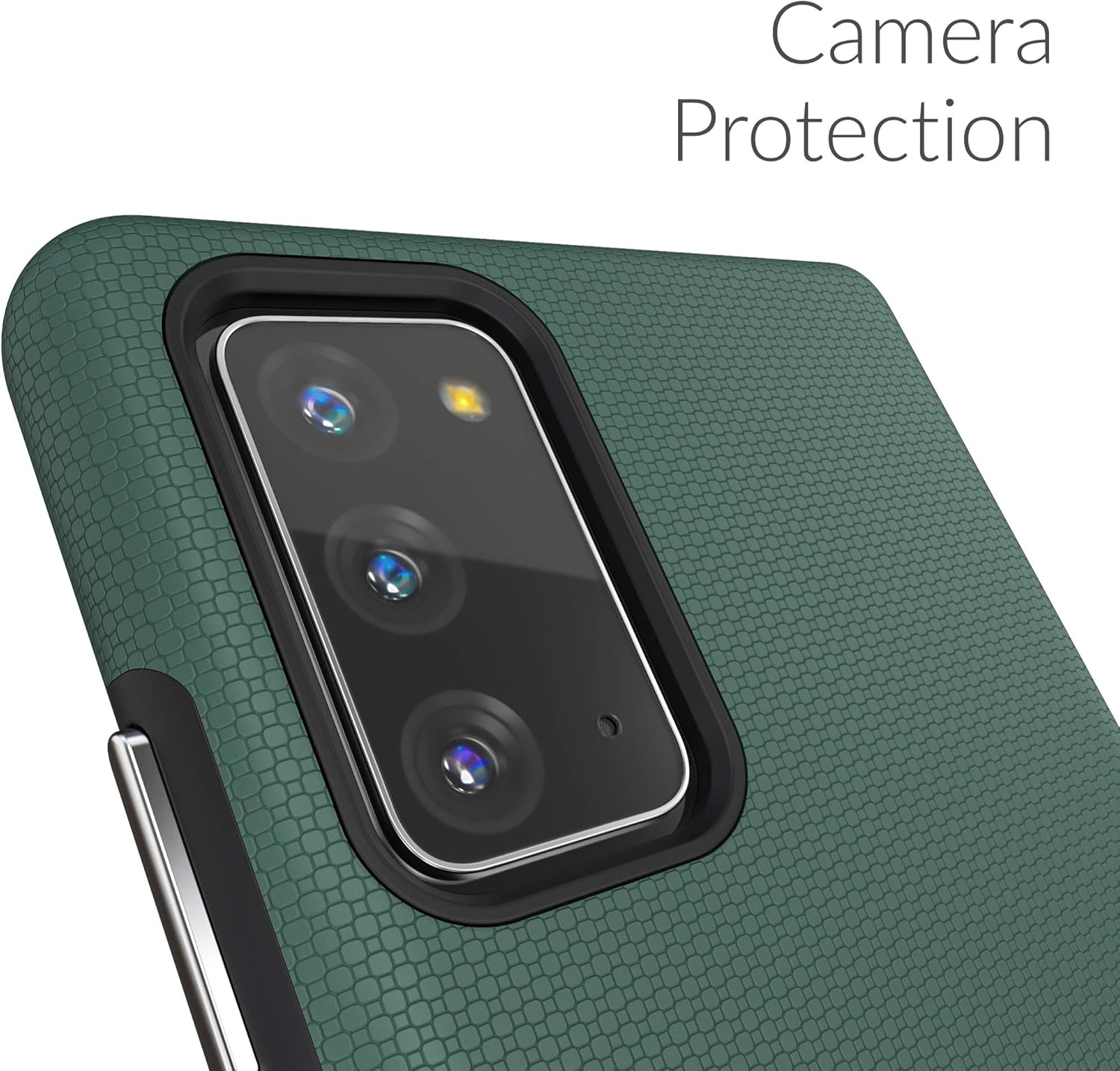 Crave Galaxy Note 20 Case, Shockproof Protection Dual Layer Case for Galaxy Note 20 (6.7 inch) - Forest Green - Image 3