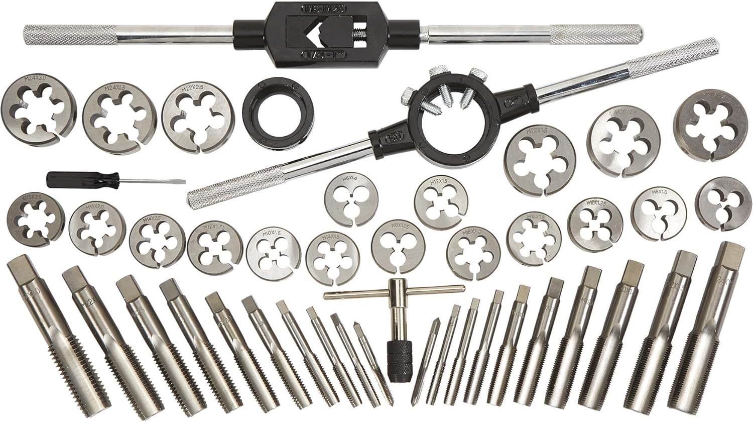 Klutch Tap & Die Set - 45-Pc., Metric