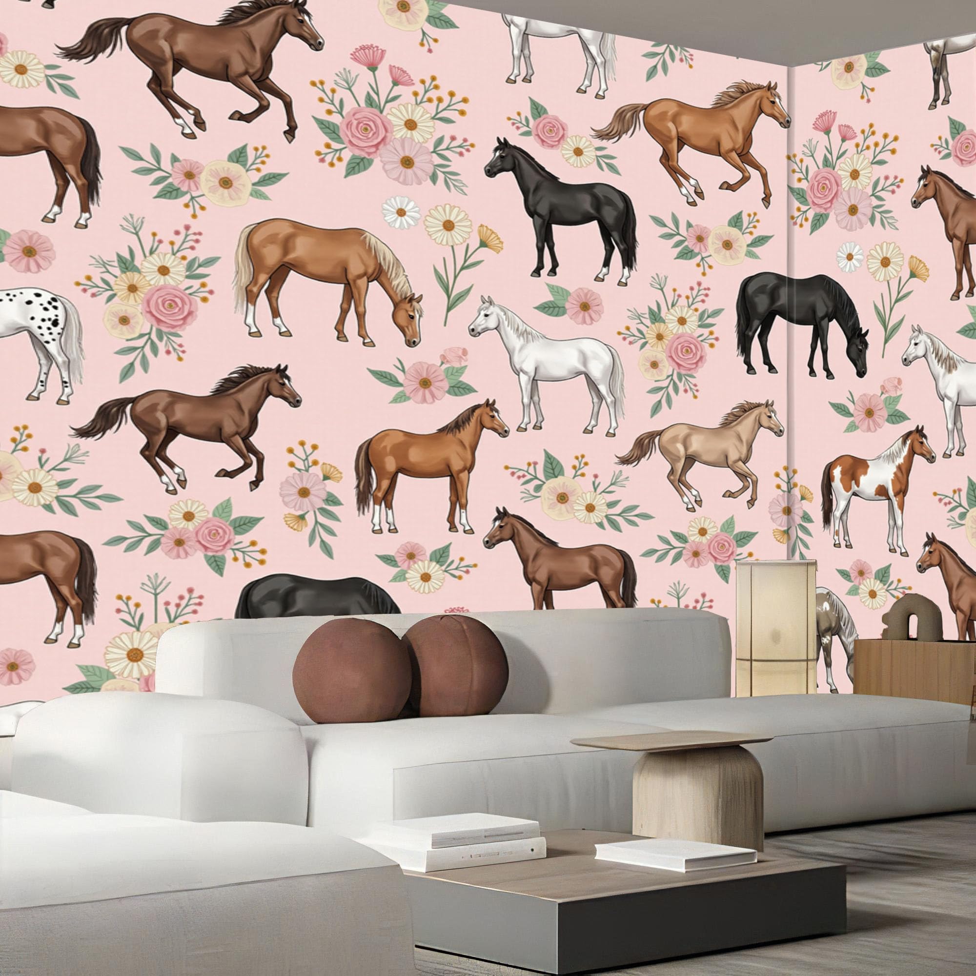Mural Fresque Thème Animaux Mignons : Dites Adieu aux Murs Ternes avec l'Effet 3D