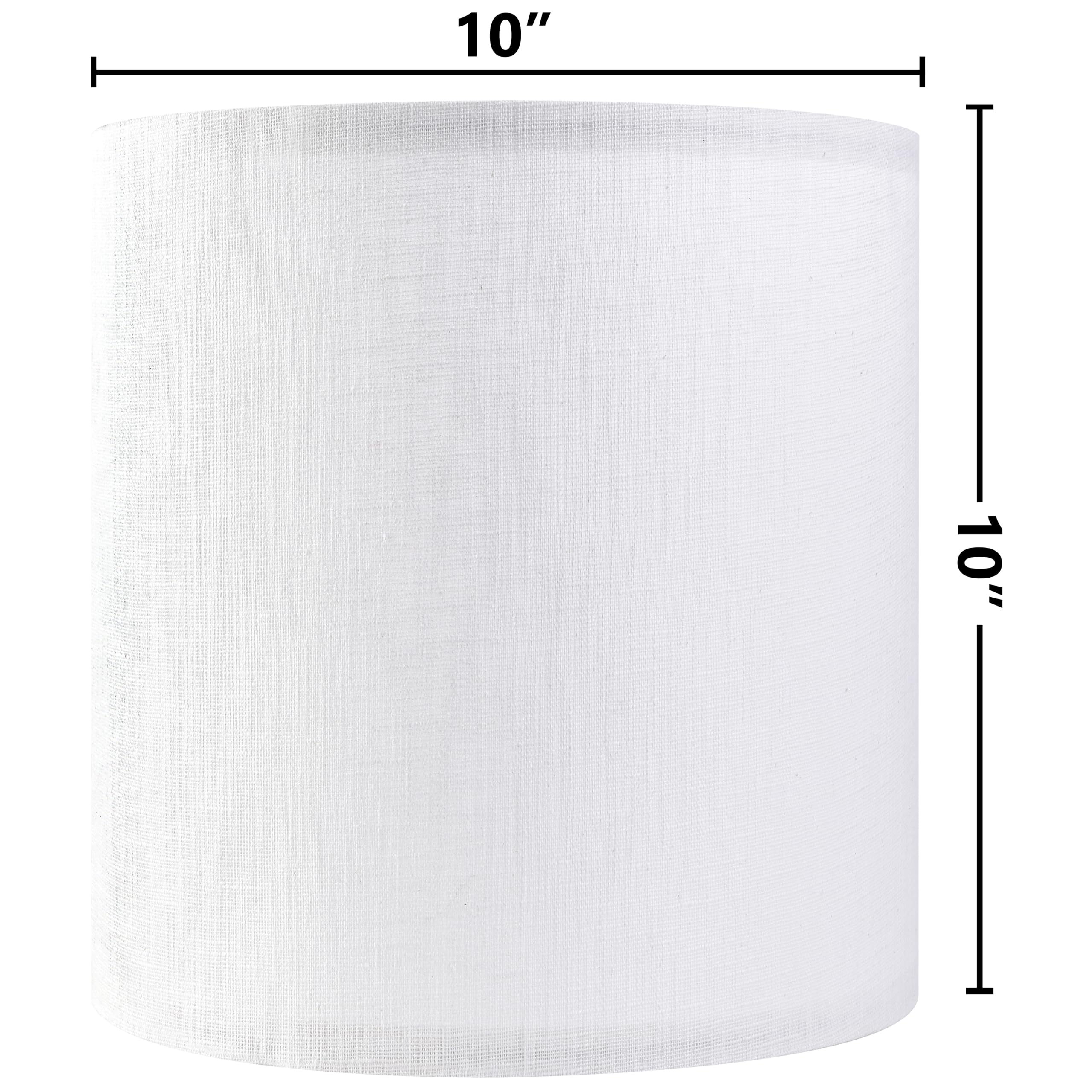 Small Drum White Texture Lampshades Replacemnt for Table Lamps Pendant Light-10
