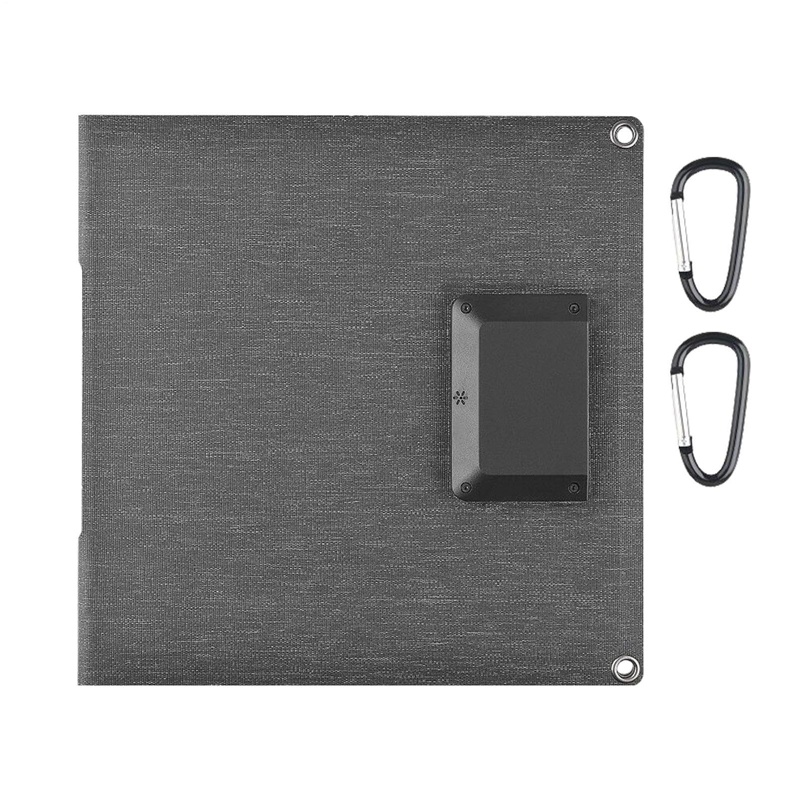 Cargador Solar de Baterías Resistente a Rayos UV, Protección contra | Cargador USB Plegable con Panel Solar Viajes Jardín Picnic Senderismo Escalada Ciclismo Pesca