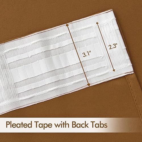 Miniatura 116 de MIULEE Cortinas Opacas de Pestaña Trasera Verde Salvia de 84 Pulgadas de Largo, Juego de 2 Paneles para Sala de Estar y Dormitorio, Privacidad